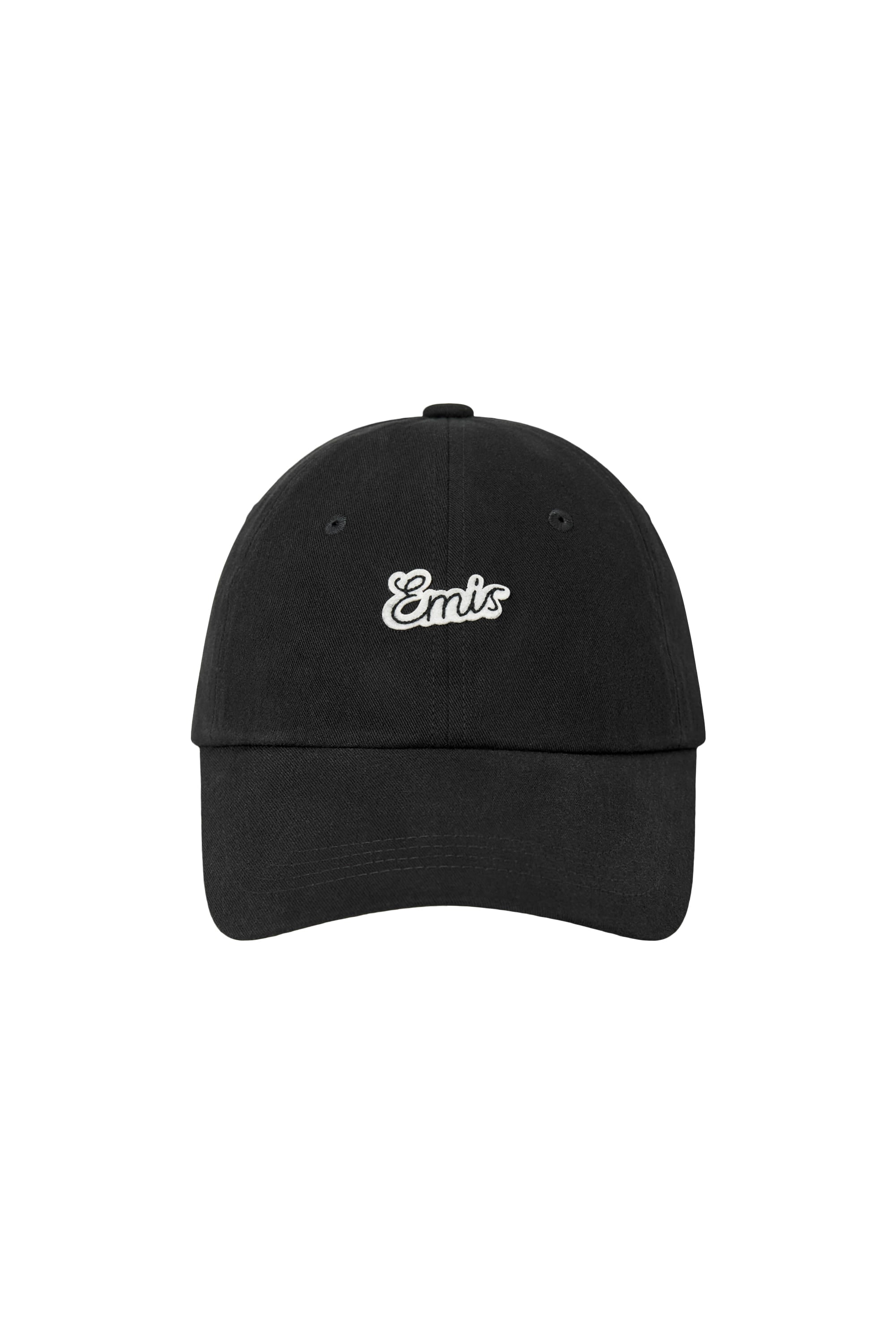 Emis - Small Line Patch Ball Cap (Black) product image 1 | TRAB K-Fashion Australia