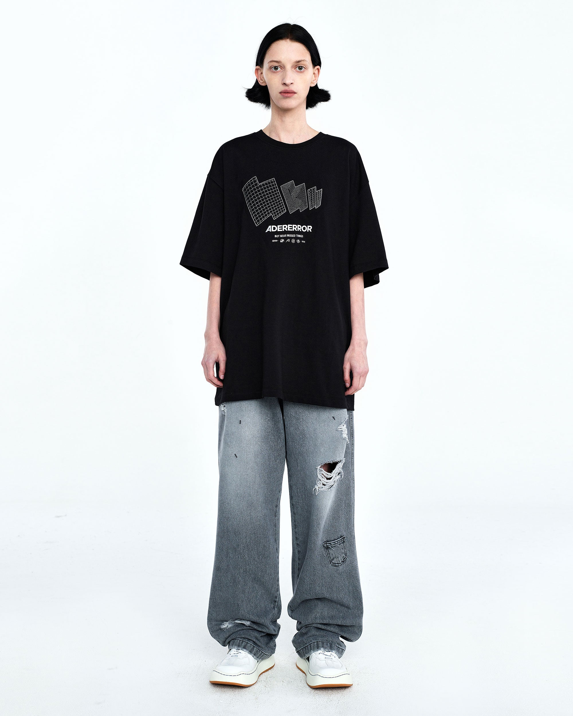 Ader Error - TTS t-shirt (Noir) product image 5 | TRAB K-Fashion Australia