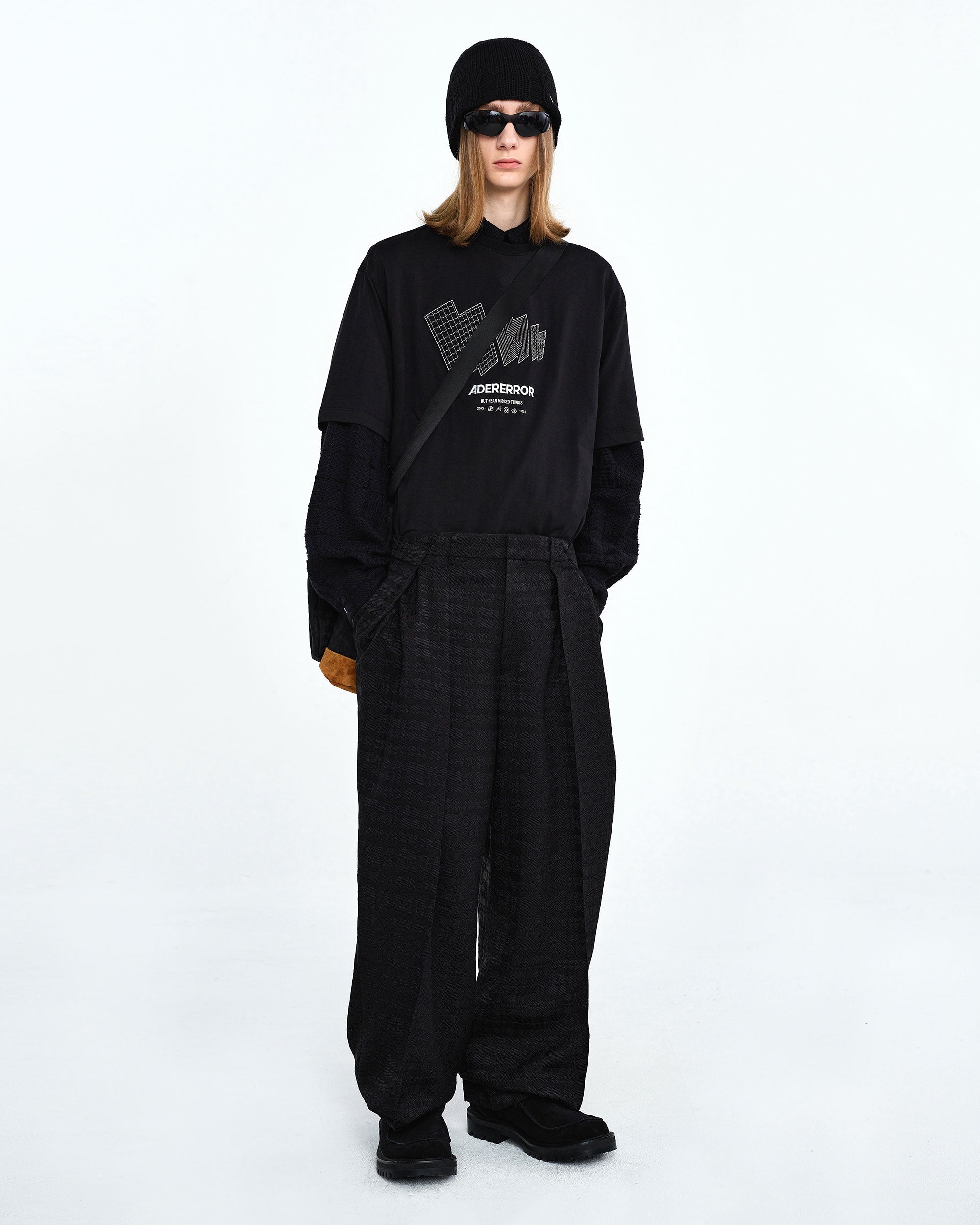 Ader Error - TTS t-shirt (Noir) product image 3 | TRAB K-Fashion Australia