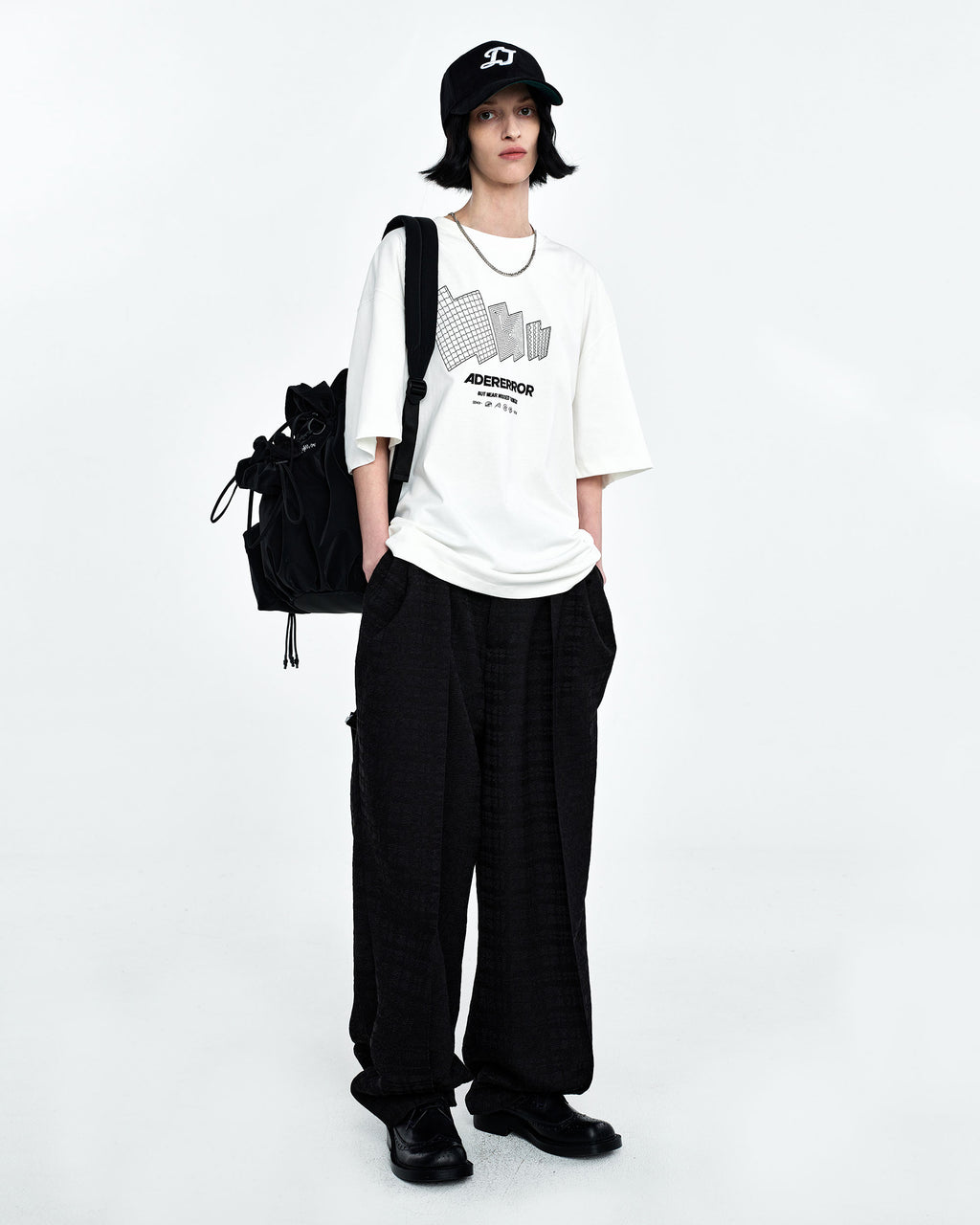 Ader Error - TTS t-shirt (White) product image 1 | TRAB K-Fashion Australia