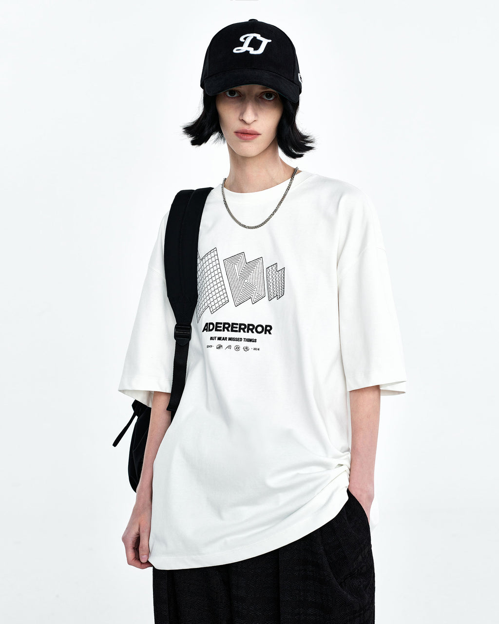 Ader Error - TTS t-shirt (White) product image 2 | TRAB K-Fashion Australia