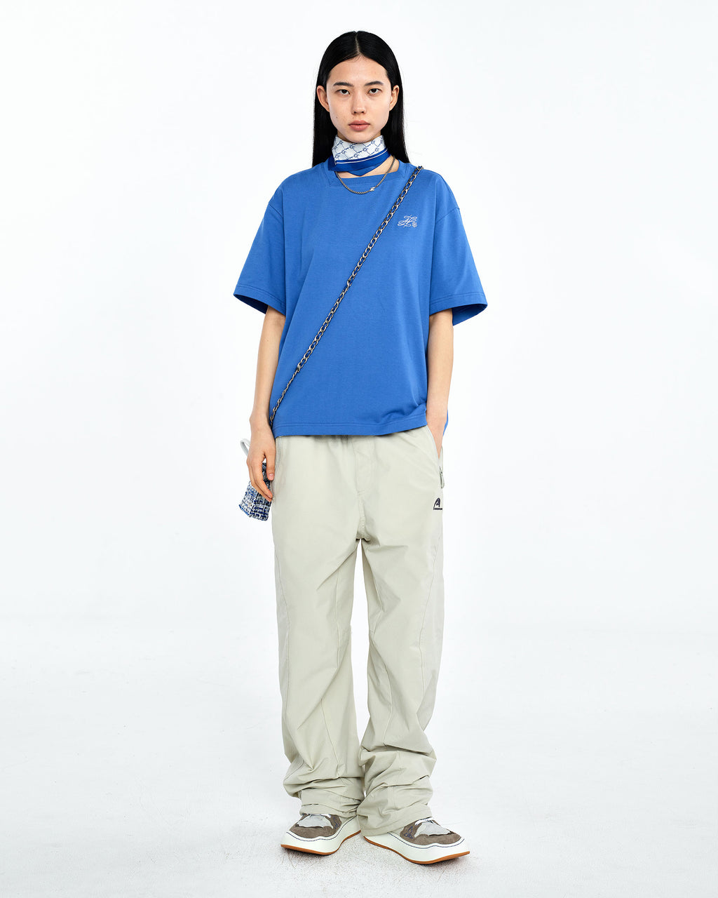 Ader Error - Dancy logo t-shirt (Z-Blue) product image 1 | TRAB K-Fashion Australia