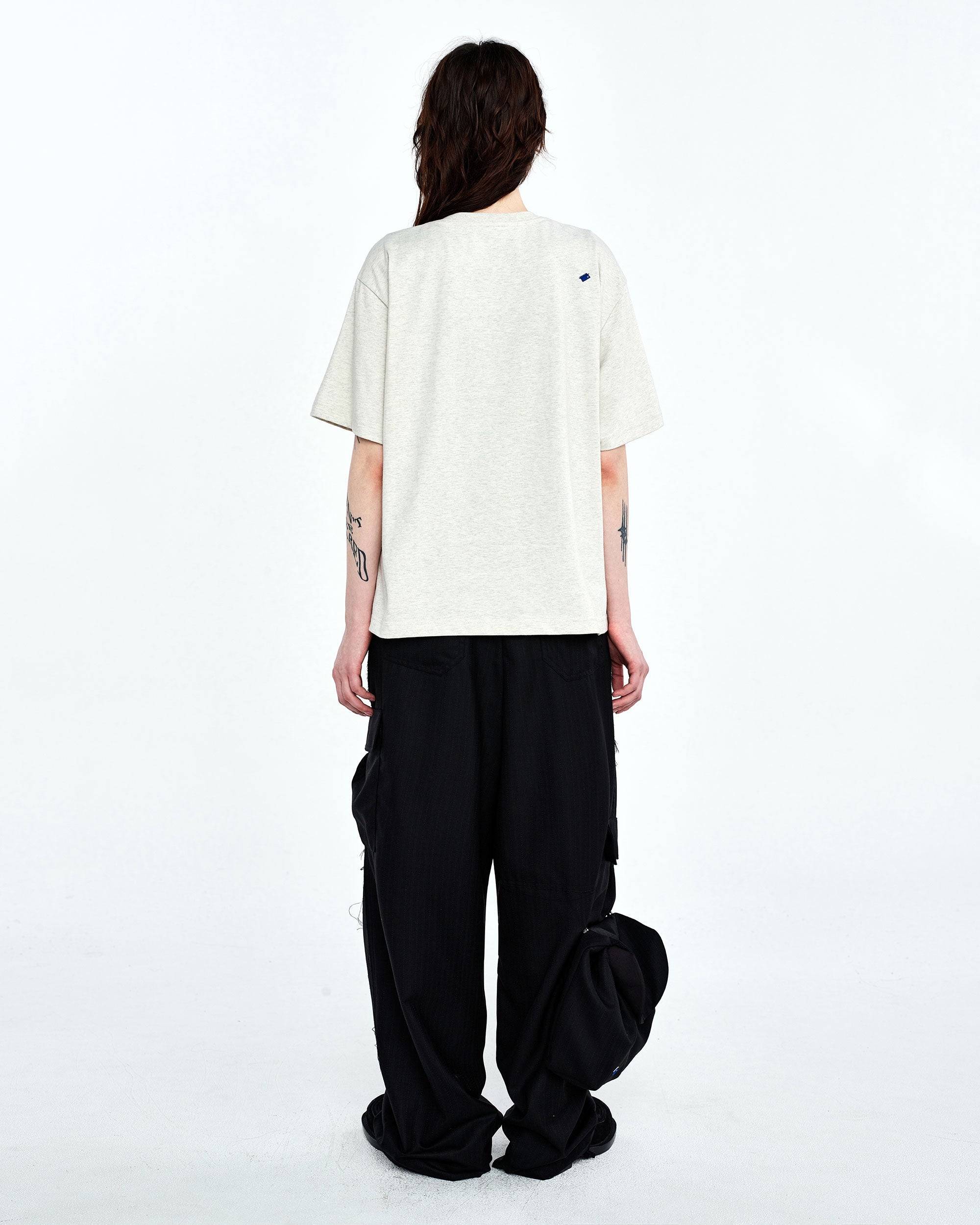 Ader Error - Dancy logo t-shirt (Oatmeal) product image 5 | TRAB K-Fashion Australia