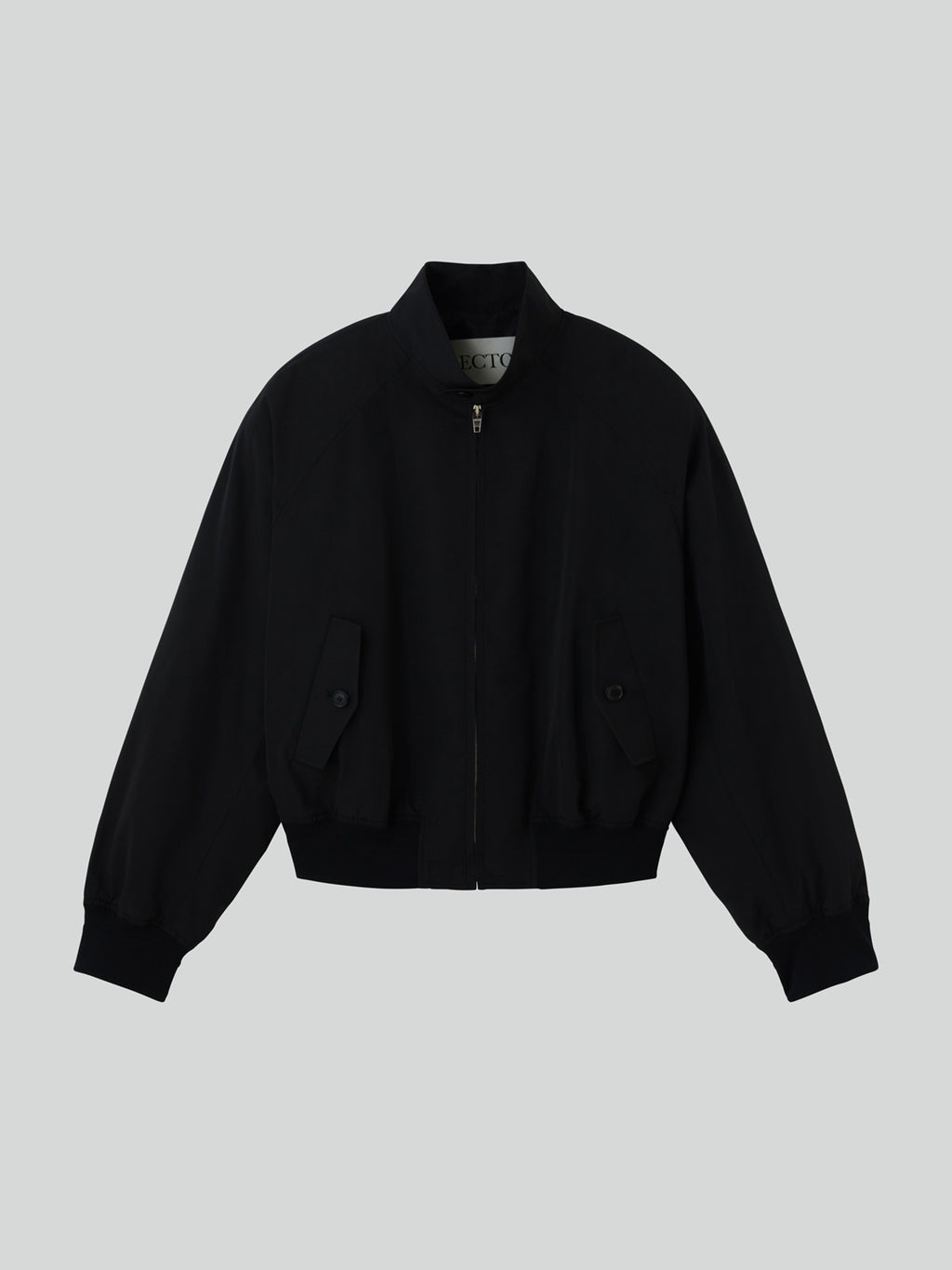 Recto - Crop Harrington Jumper (Black) product image 5 | TRAB K-Fashion Australia