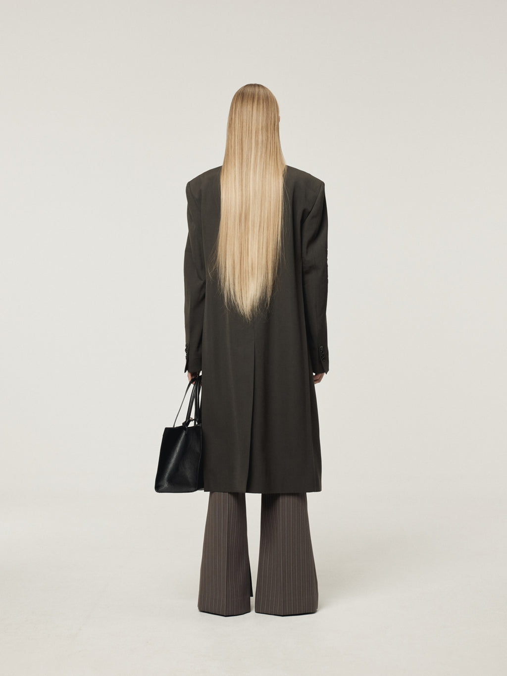 Recto - Sleeve Crease Wool Coat (Charcoal Grey) product image 4 | TRAB K-Fashion Australia