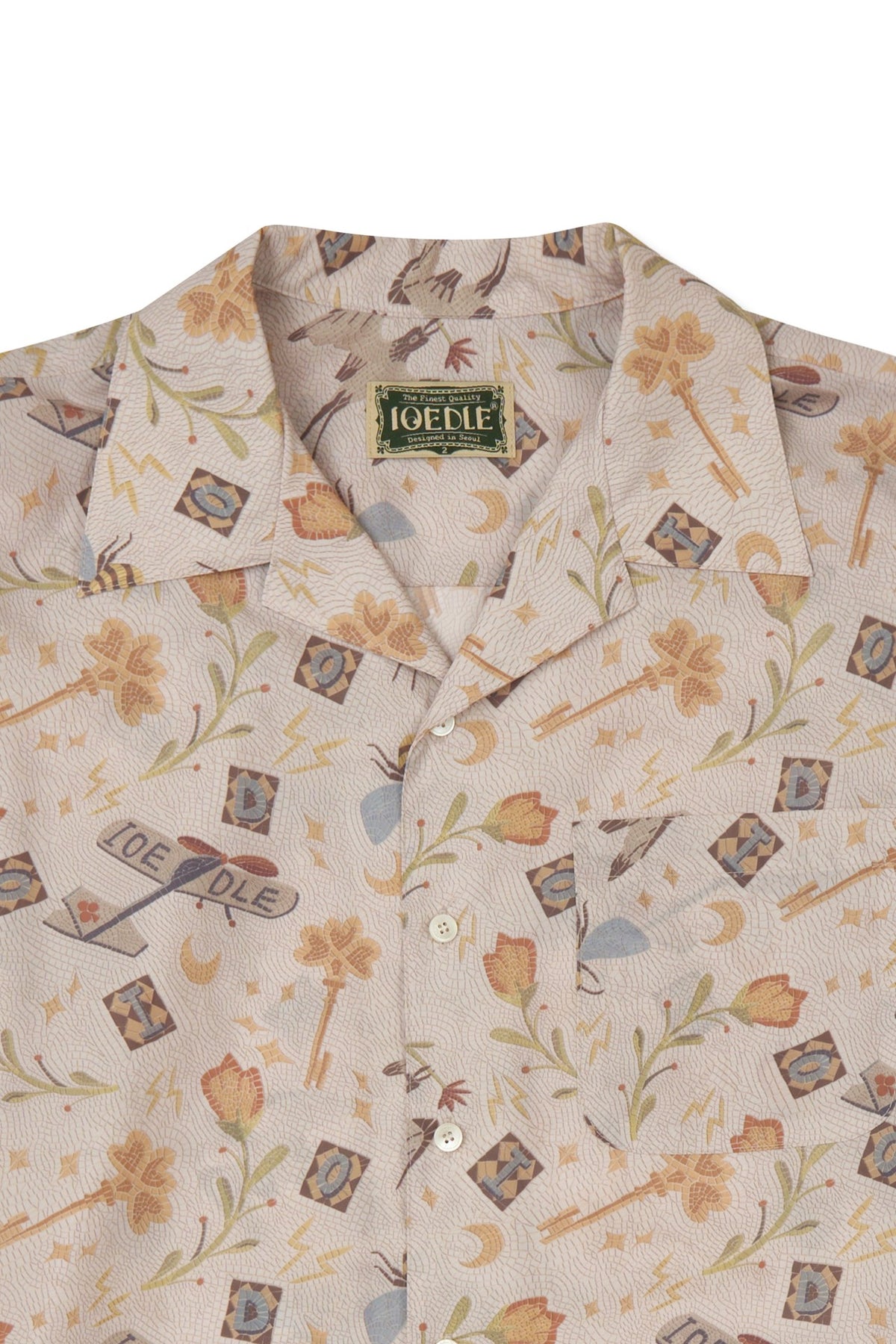 Ioedle - Garden Of Science Short Sleeve Shirt (Brown) product image 5 | TRAB K-Fashion Australia
