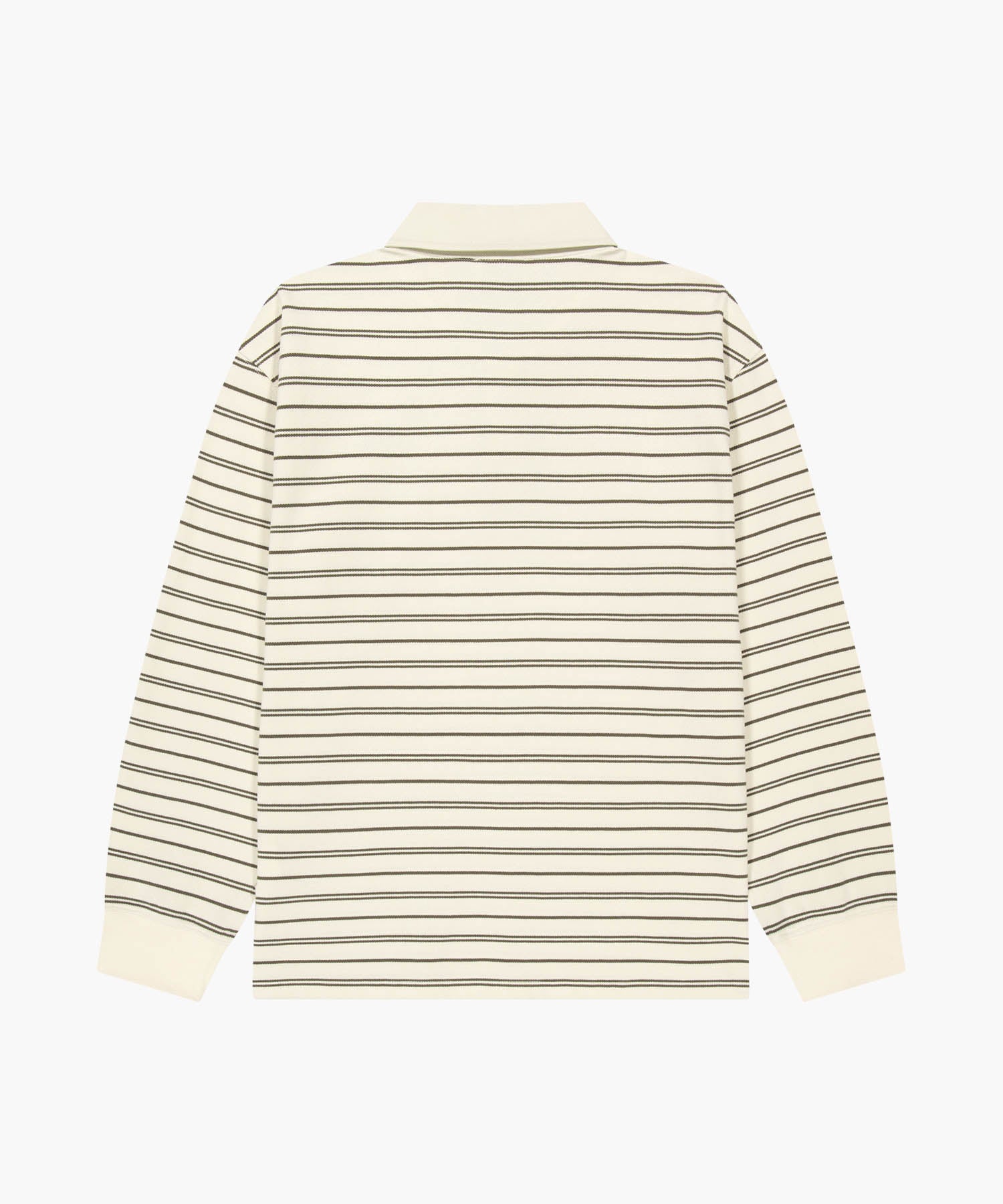 Marithe & Francois Girbaud - Stripe Pique Long Sleeve Tee (Ivory) product image 7 | TRAB K-Fashion Australia