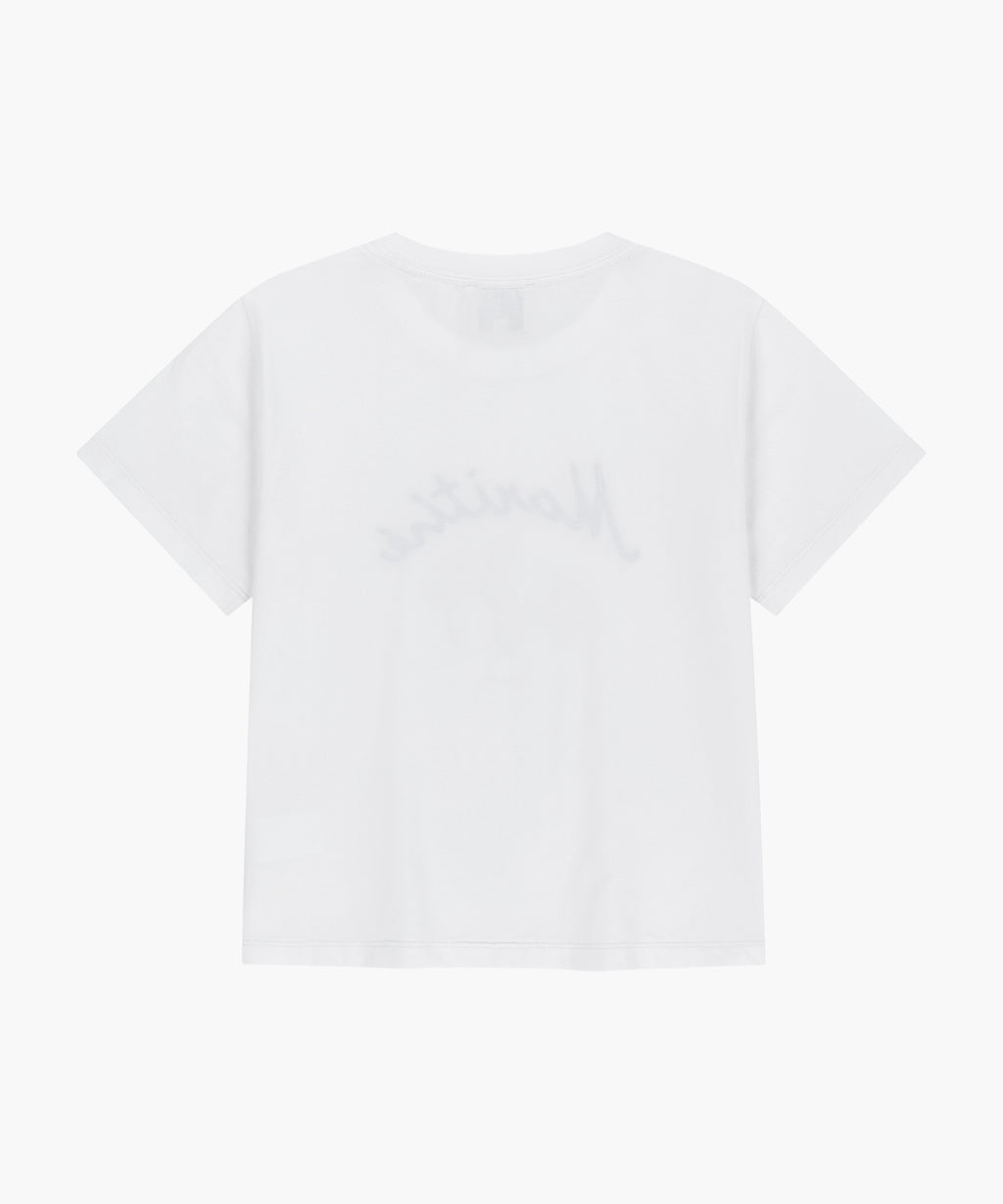 Marithe & Francois Girbaud - Lemon Graphic Slim Crop Tee (White) product image 7 | TRAB K-Fashion Australia