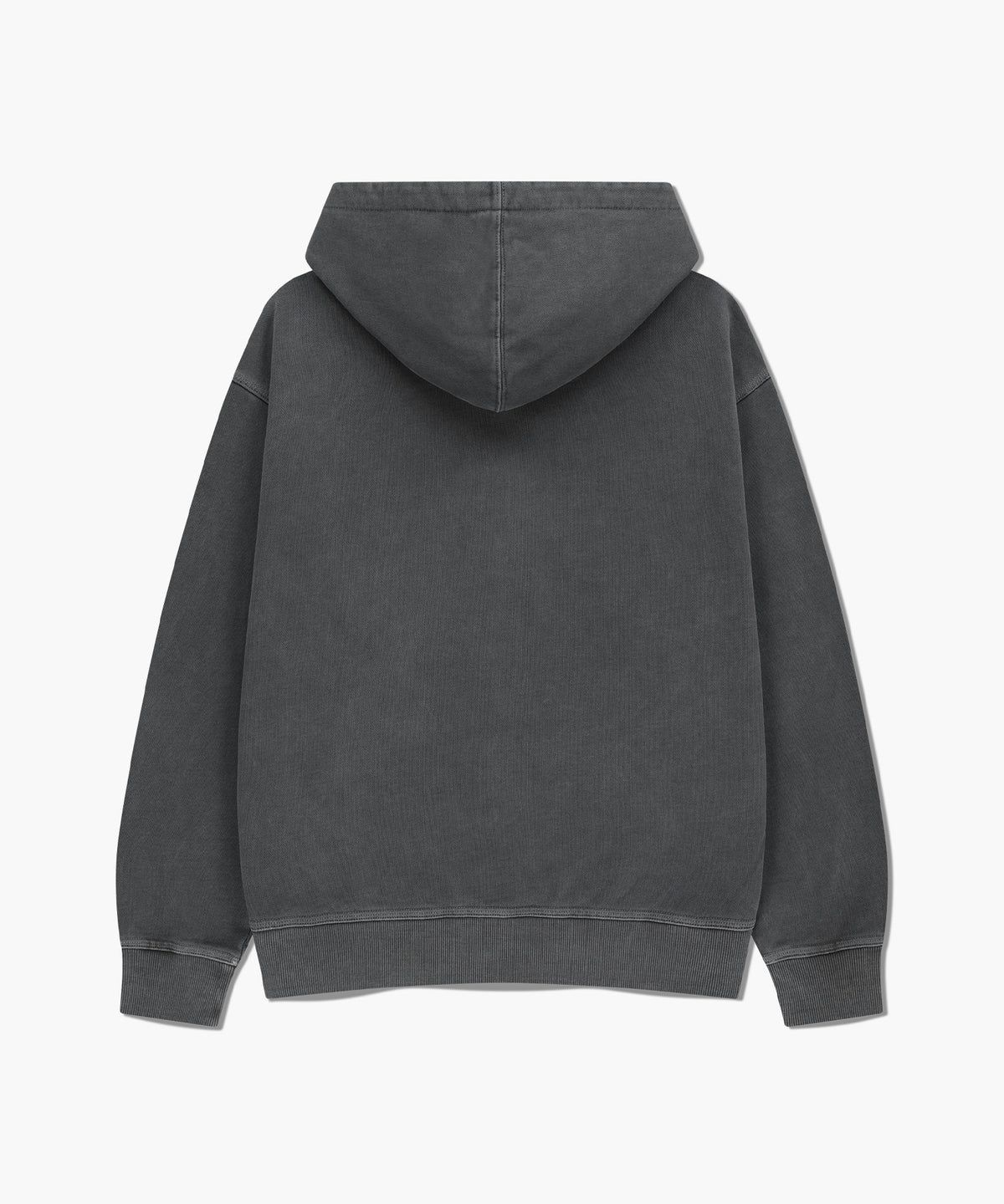 Marithe & Francois Girbaud - Crest Logo Garment Dyed Oversized Hoodie (Charcoal) product image 7 | TRAB K-Fashion Australia