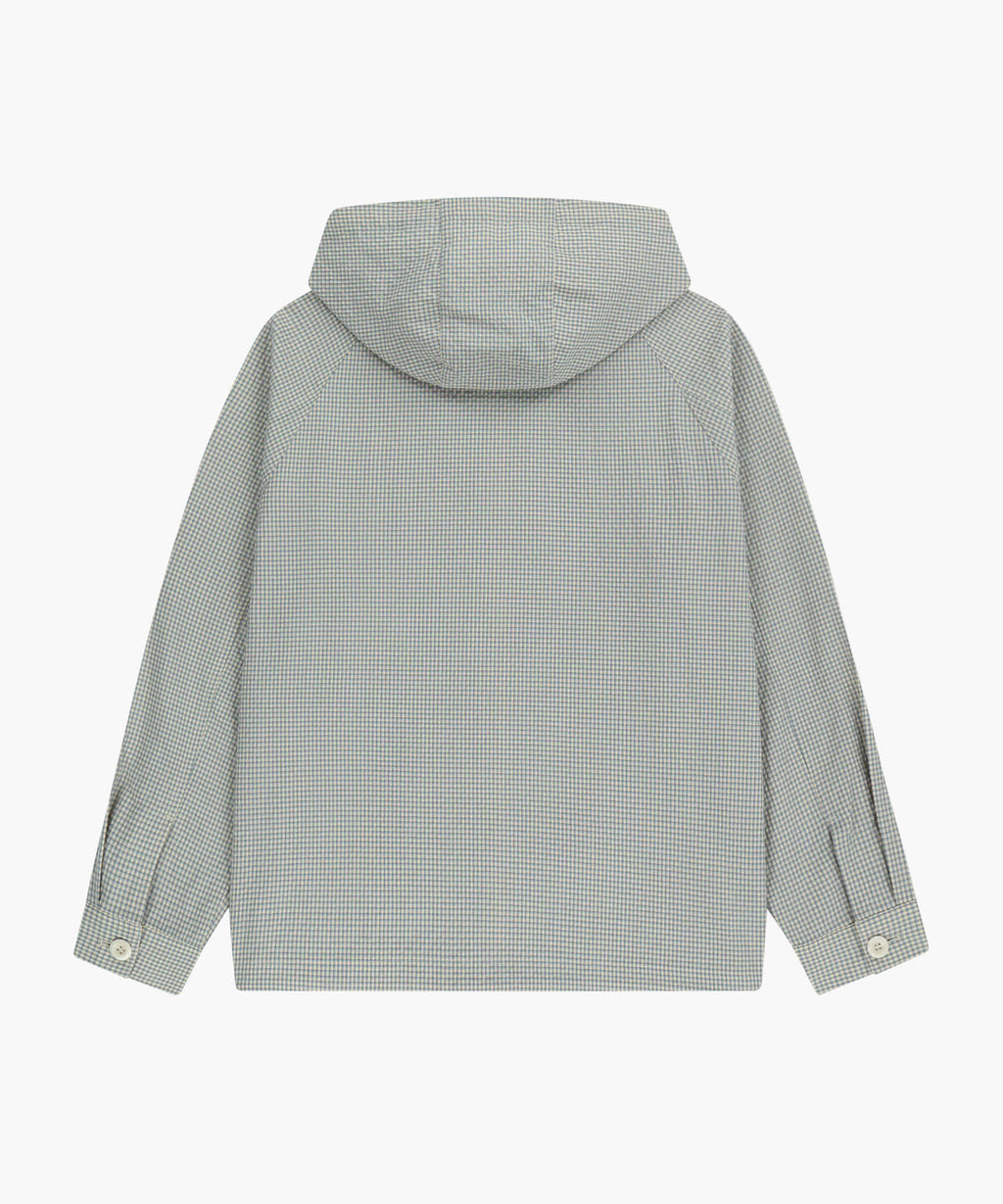 Marithe & Francois Girbaud - Classic Logo Hooded Pattern Jacket (Check) product image 7 | TRAB K-Fashion Australia