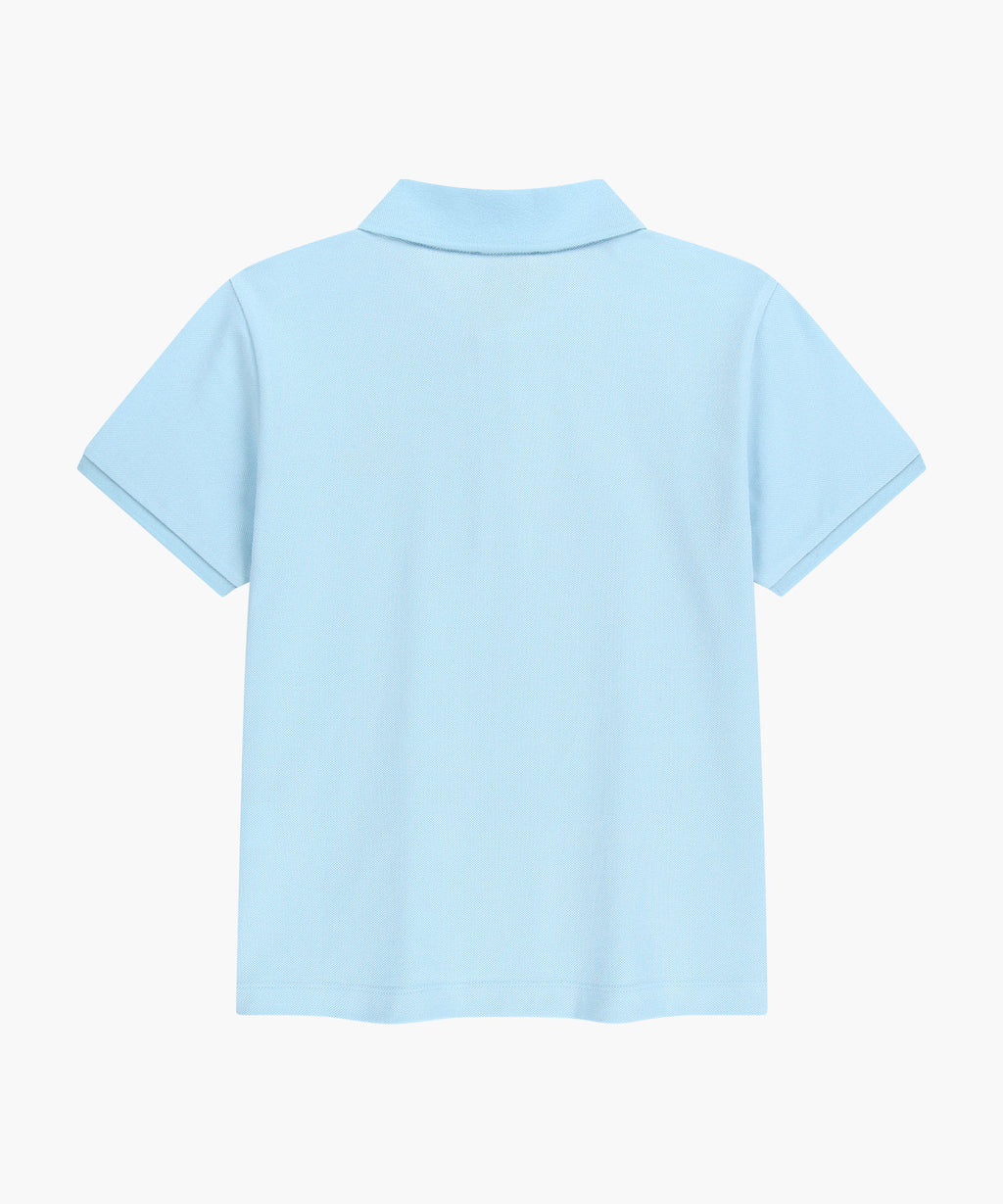 Marithe & Francois Girbaud - Emblem Pk Collar Tee (Sky Blue) product image 7 | TRAB K-Fashion Australia