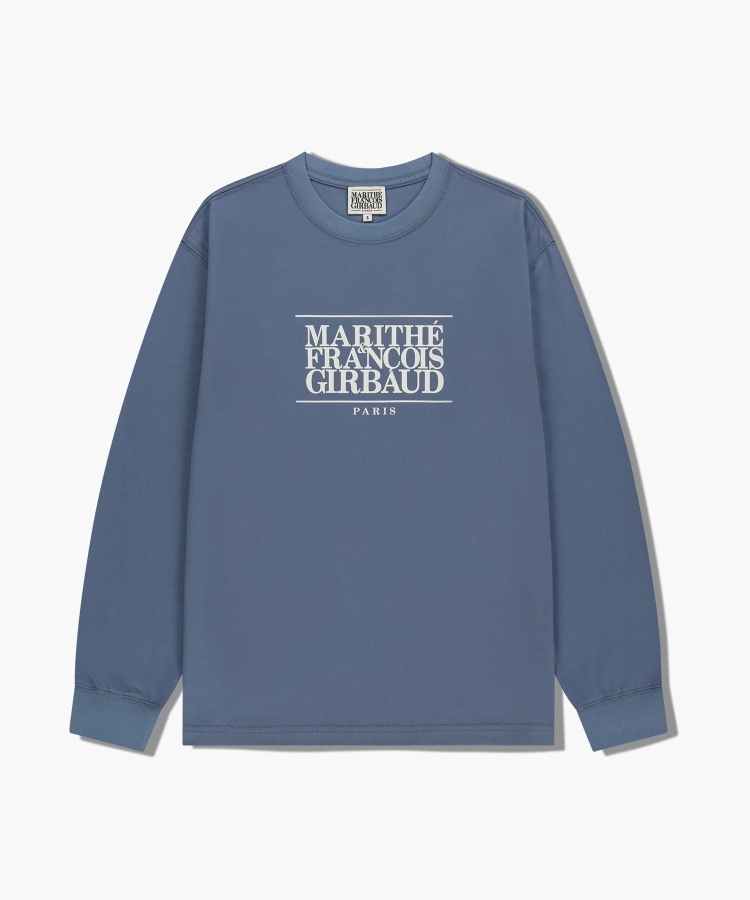 Marithe & Francois Girbaud - Classic Logo Long Sleeve (Ash Blue) product image 7 | TRAB K-Fashion Australia
