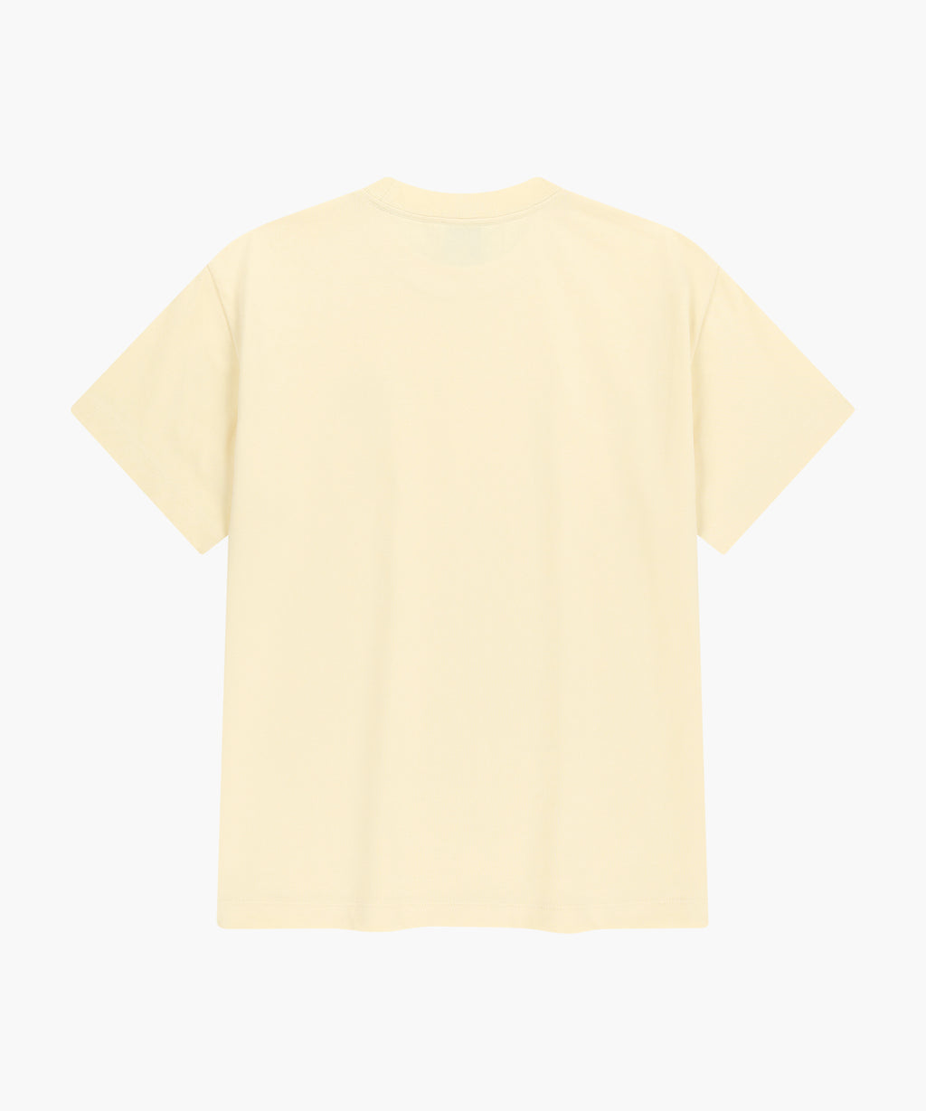 Marithe & Francois Girbaud - Aerocool Small Classic Logo Tee (Beige) product image 7 | TRAB K-Fashion Australia