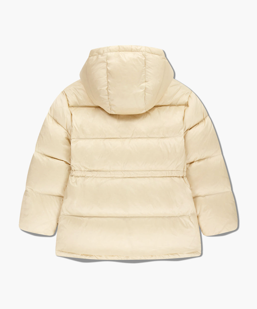 Marithe & Francois Girbaud - Waist String Mid Down Jacket (Light Beige) product image 7 | TRAB K-Fashion Australia