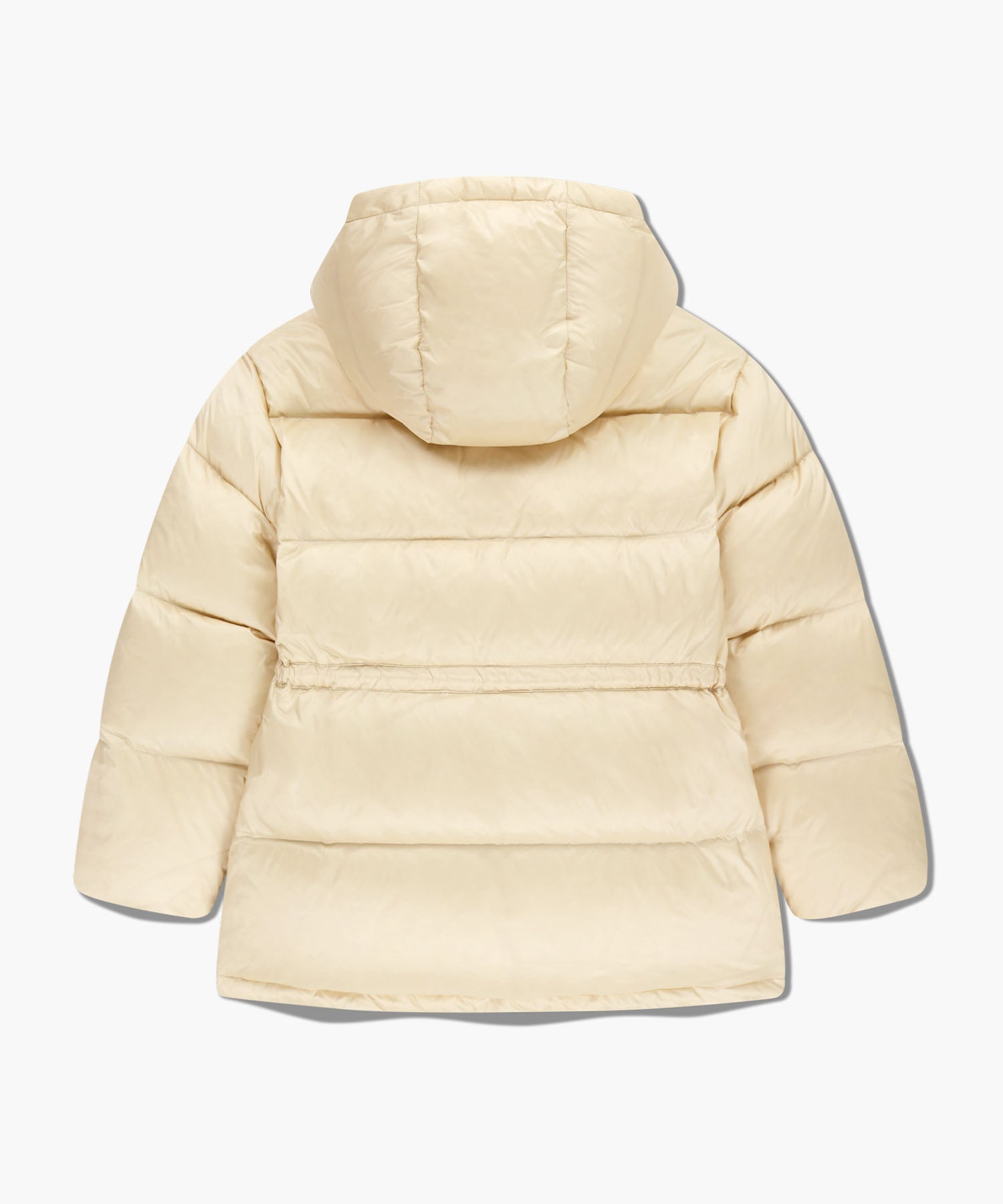 Marithe & Francois Girbaud - Waist String Mid Down Jacket (Light Beige) product image 7 | TRAB K-Fashion Australia