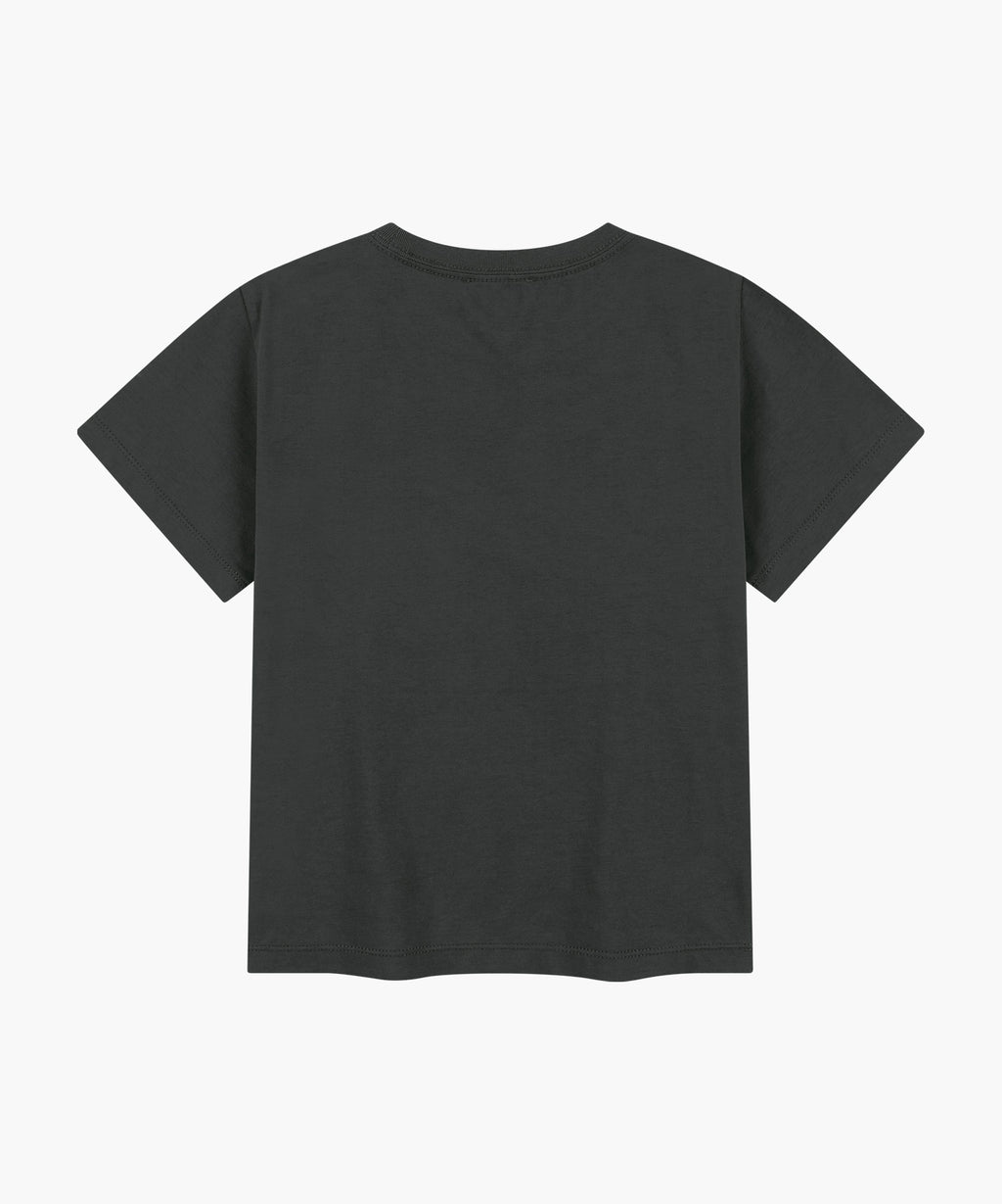 Marithe & Francois Girbaud - Antique Classic Logo Slim Crop Tee (Charcoal) product image 7 | TRAB K-Fashion Australia