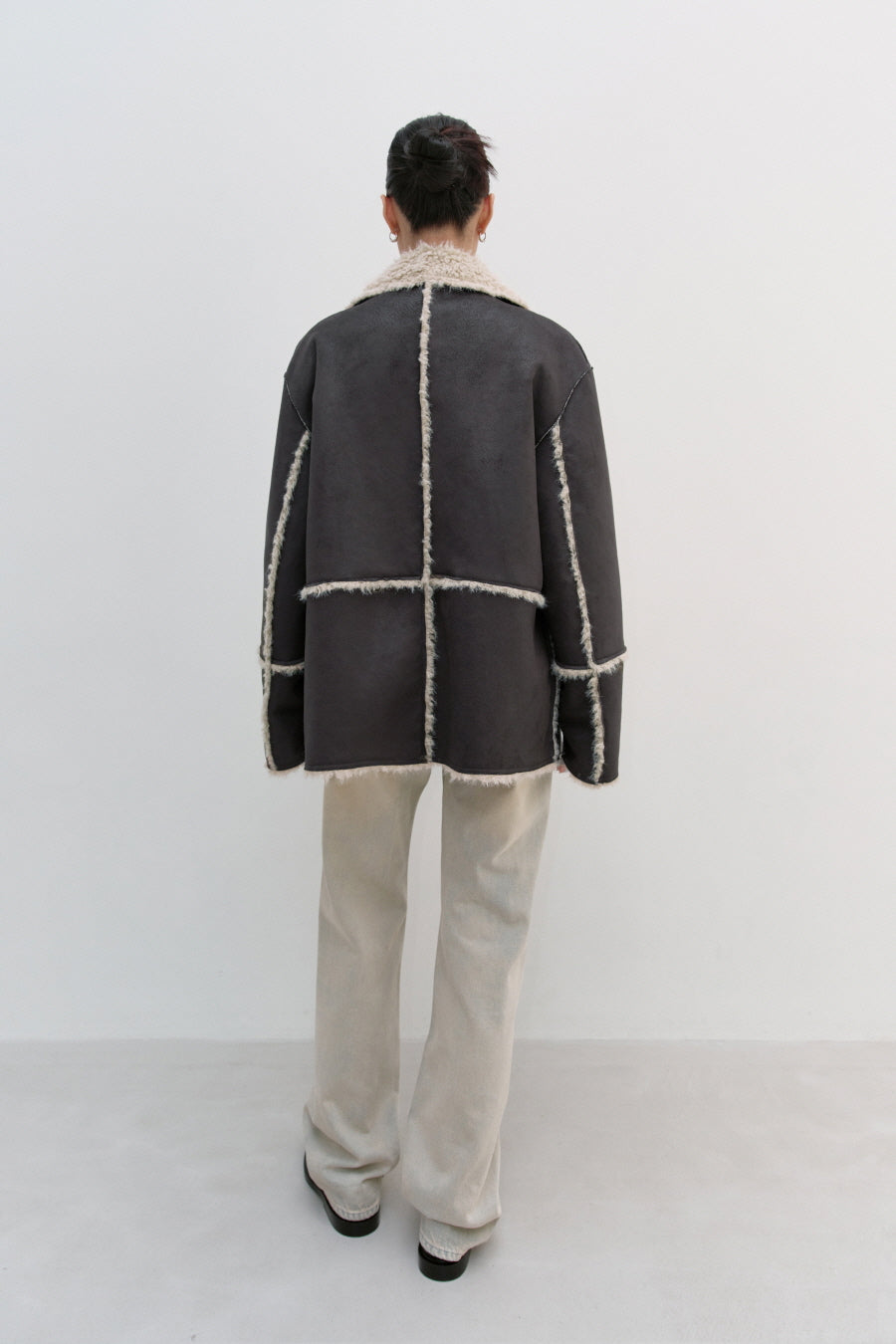 Insilence - Reversible Fur Mustang (Cream Brown) product image 4 | TRAB K-Fashion Australia