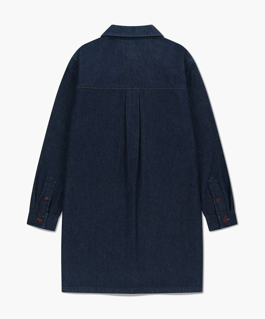 Marithe & Francois Girbaud - Denim Long Sleeve Dress (Dark Blue) product image 7 | TRAB K-Fashion Australia