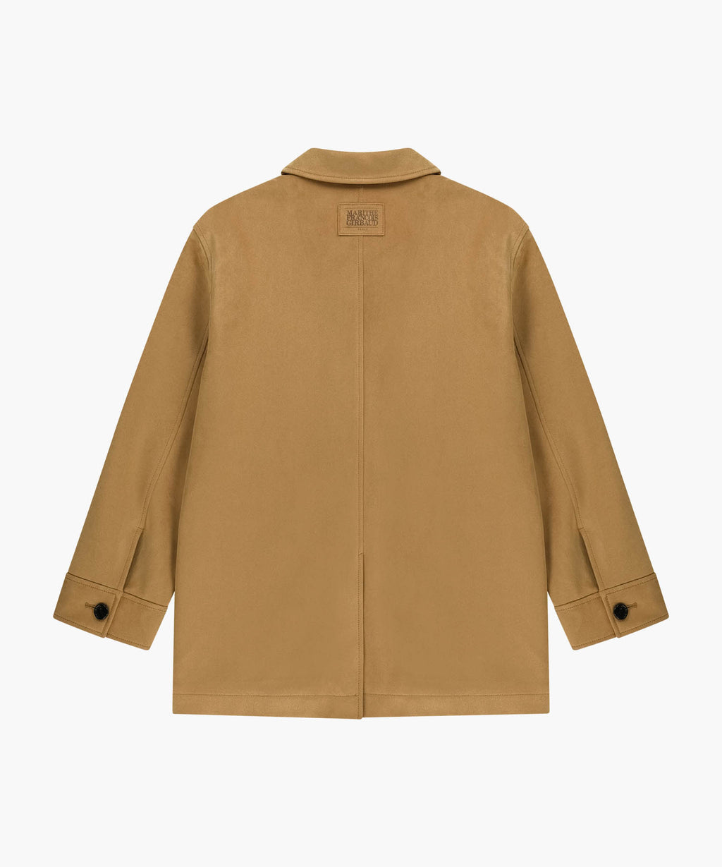 Marithe & Francois Girbaud - Faux Suede Collar Jacket (Camel) product image 7 | TRAB K-Fashion Australia