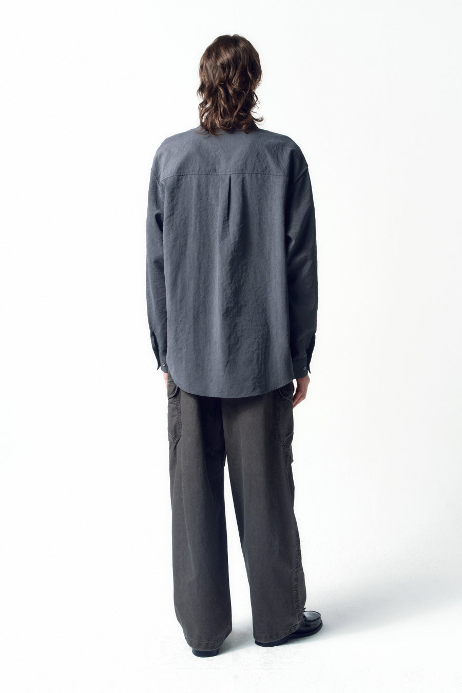 Insilence - Brushed Cotton Cargo Pants (Charcoal) product image 8 | TRAB K-Fashion Australia