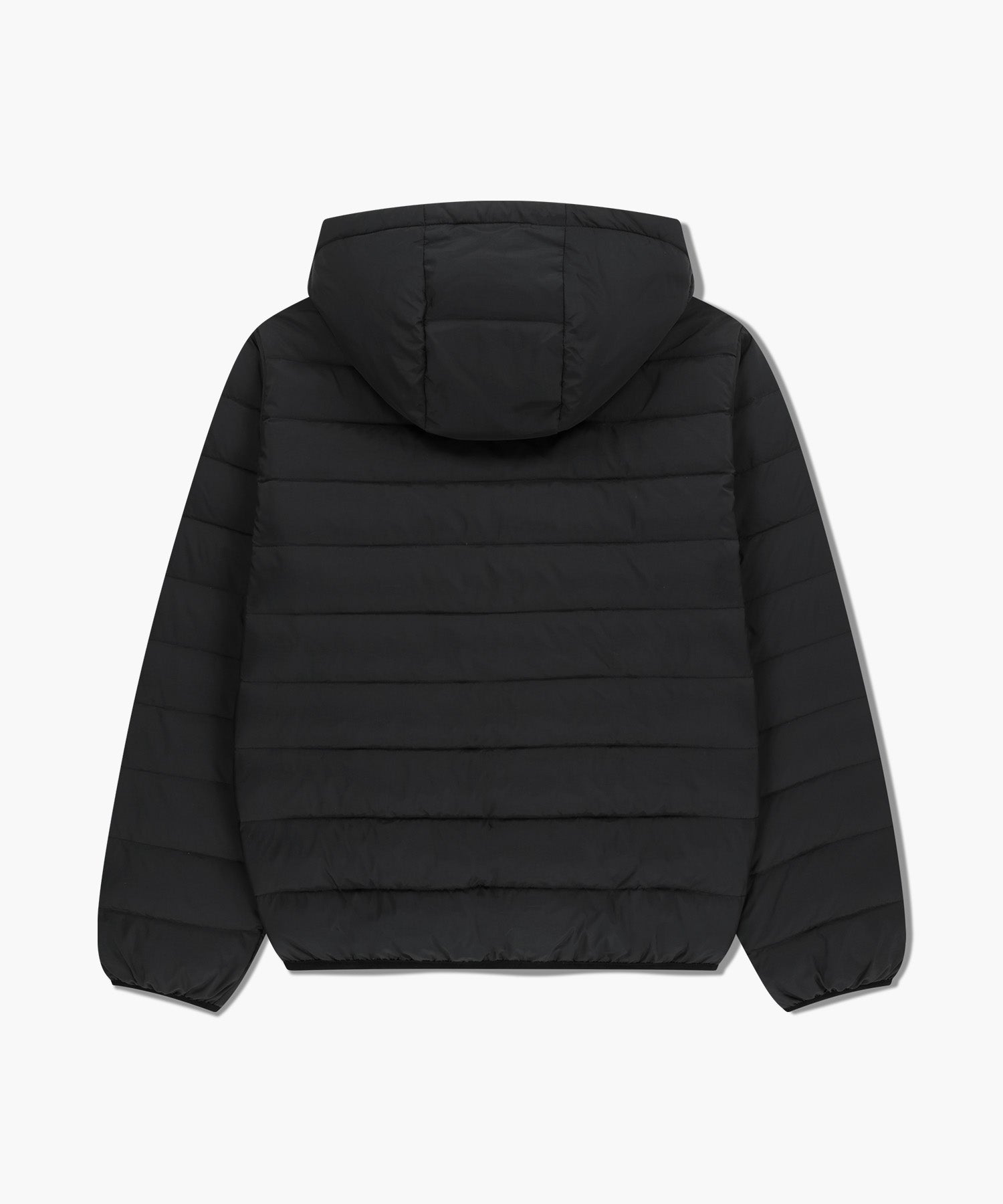 Marithe & Francois Girbaud - Classic Logo Hooded Light Down Jacket (Black) product image 7 | TRAB K-Fashion Australia