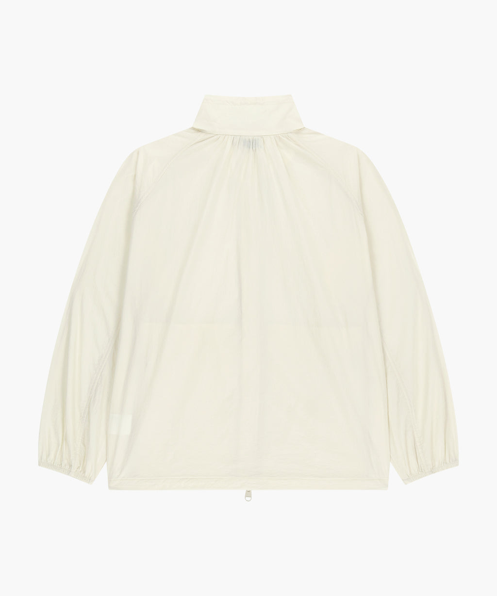 Marithe & Francois Girbaud - Highneck Packable Nylon Jacket (Ivory) product image 7 | TRAB K-Fashion Australia