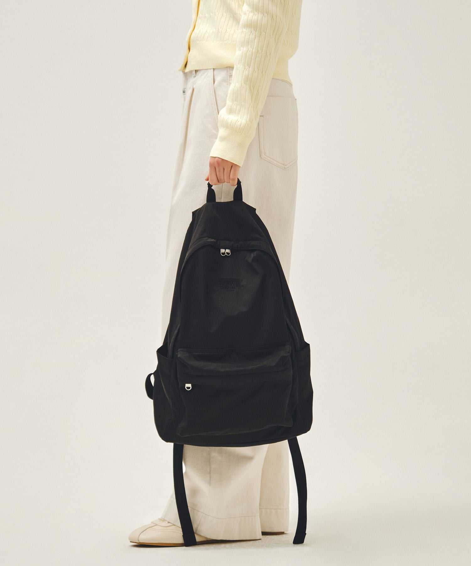 Marithe & Francois Girbaud - Classic Logo Light Backpack (Black) product image 7 | TRAB K-Fashion Australia