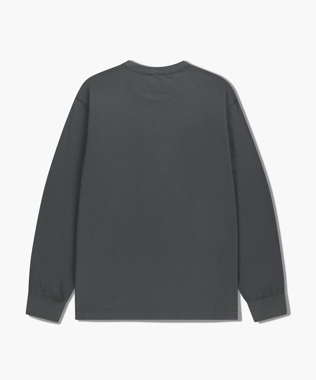 Marithe & Francois Girbaud - Classic Logo Long Sleeve (Charcoal) product image 7 | TRAB K-Fashion Australia