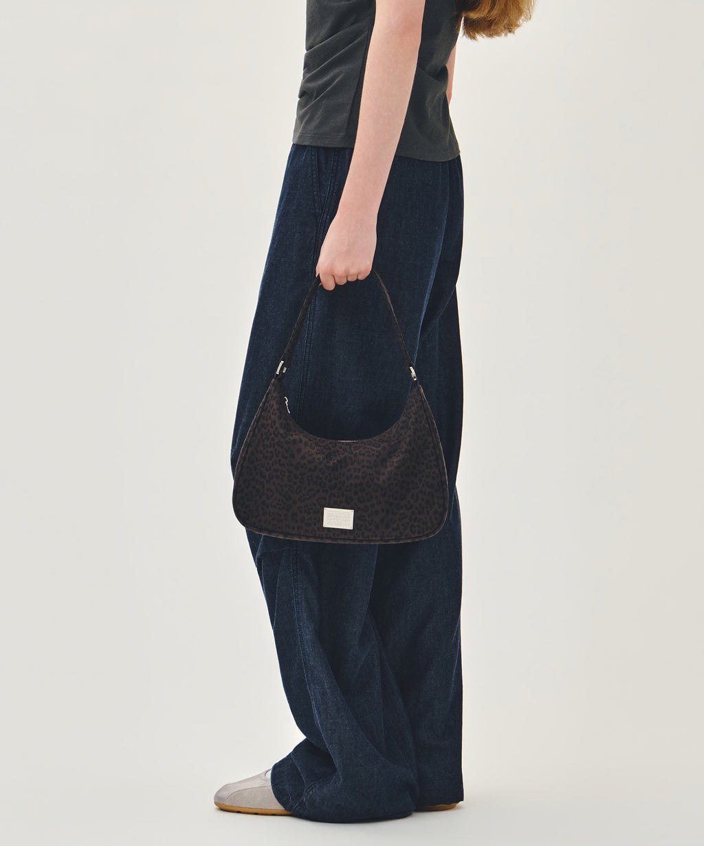 Marithe & Francois Girbaud - Classic Logo Hobo Bag (Leopard) product image 7 | TRAB K-Fashion Australia