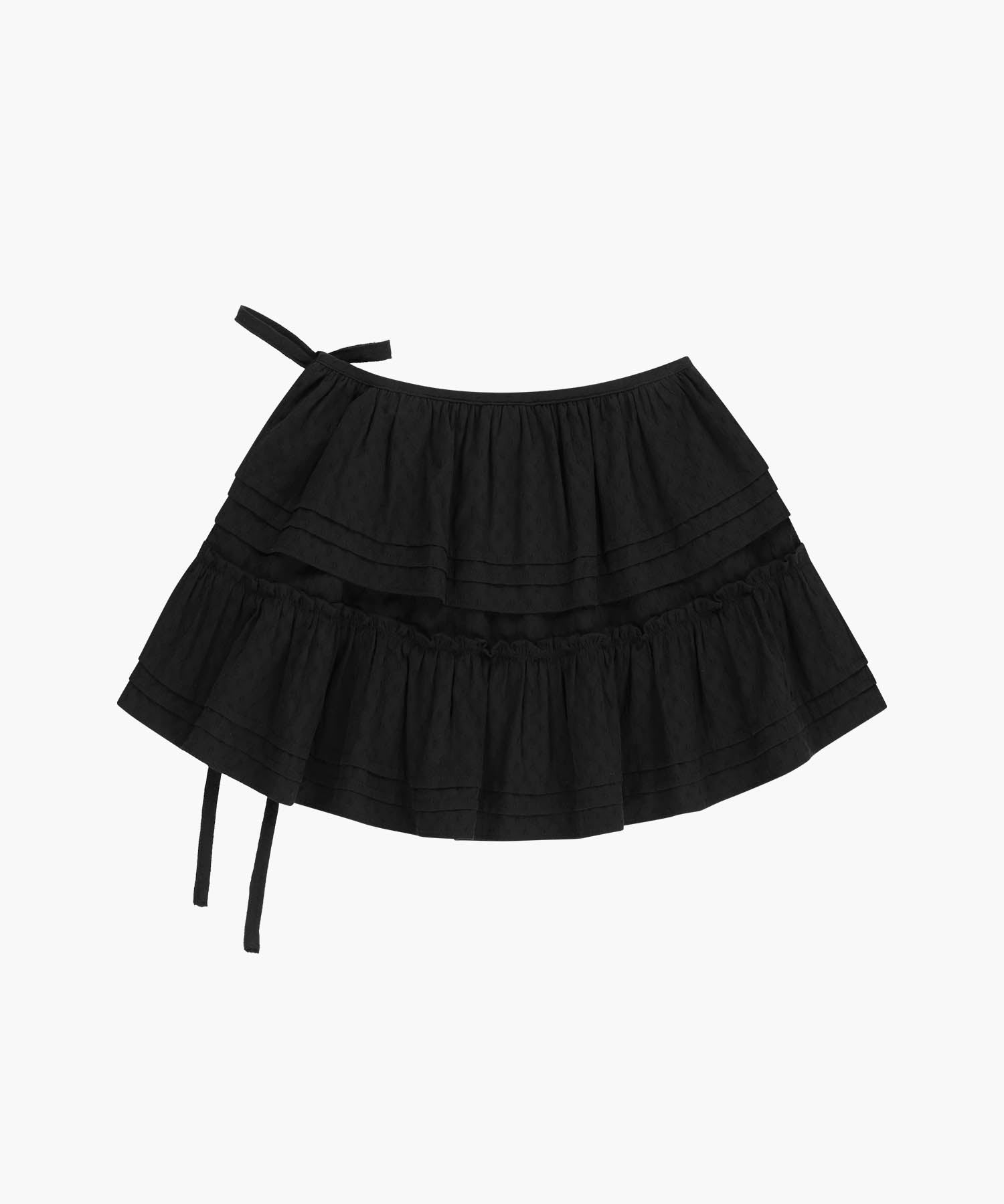 Marithe & Francois Girbaud - Layered Ruffle Skirt (Black) product image 7 | TRAB K-Fashion Australia