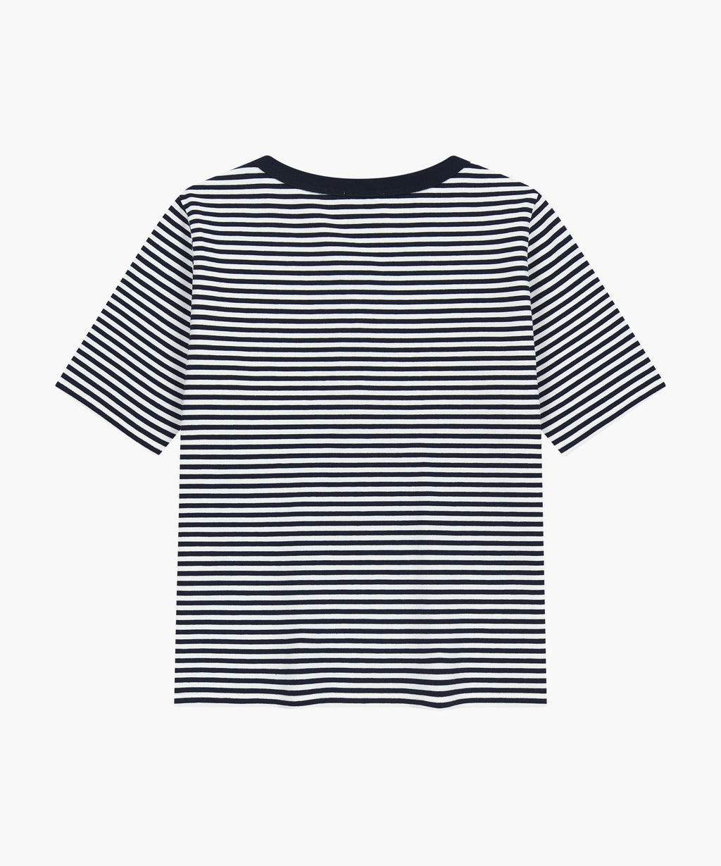 Marithe & Francois Girbaud - Stripe Henley Neck Tee (Navy) product image 7 | TRAB K-Fashion Australia