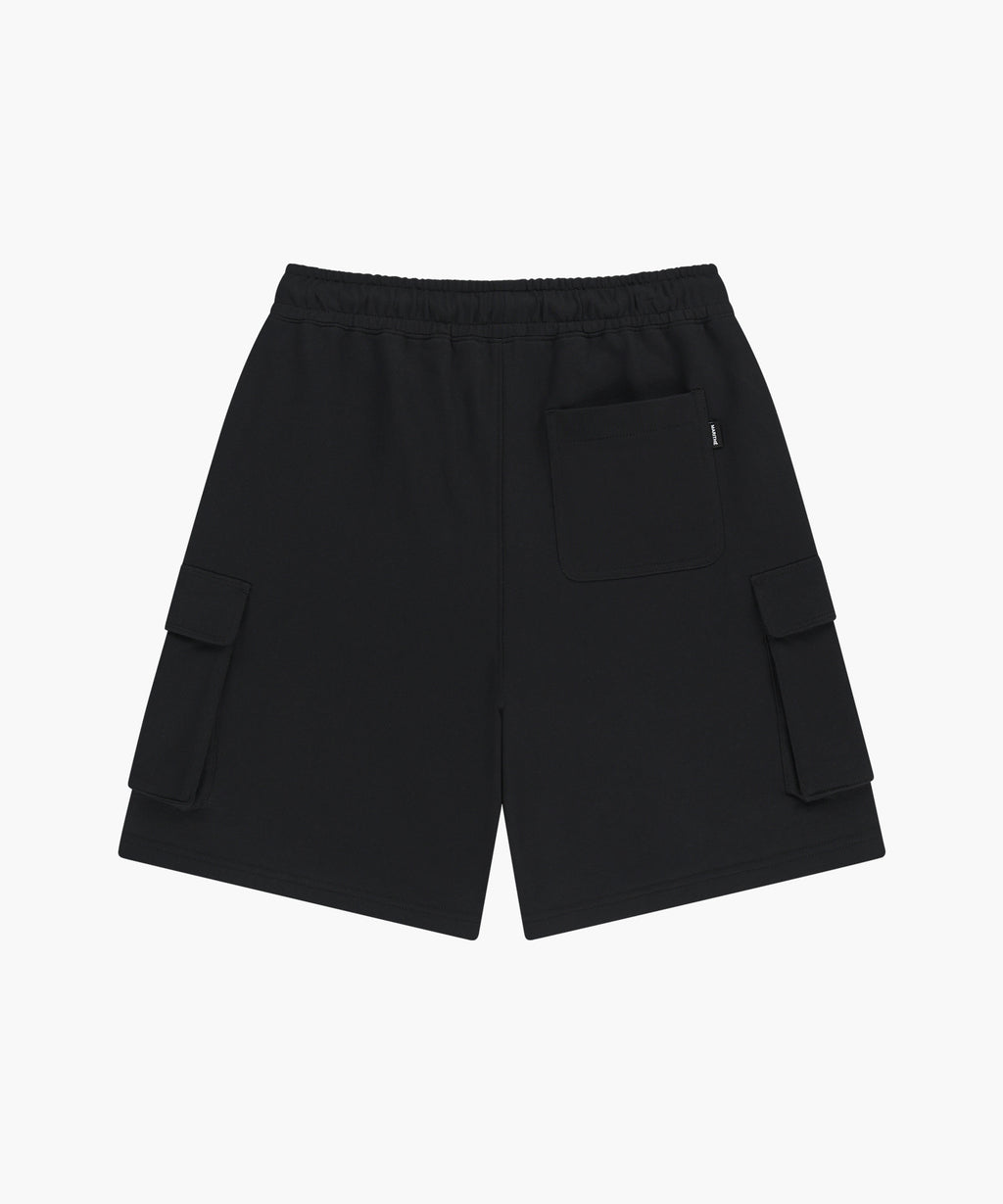 Marithe & Francois Girbaud - Classic Logo Cargo Sweat Shorts (Black) product image 7 | TRAB K-Fashion Australia