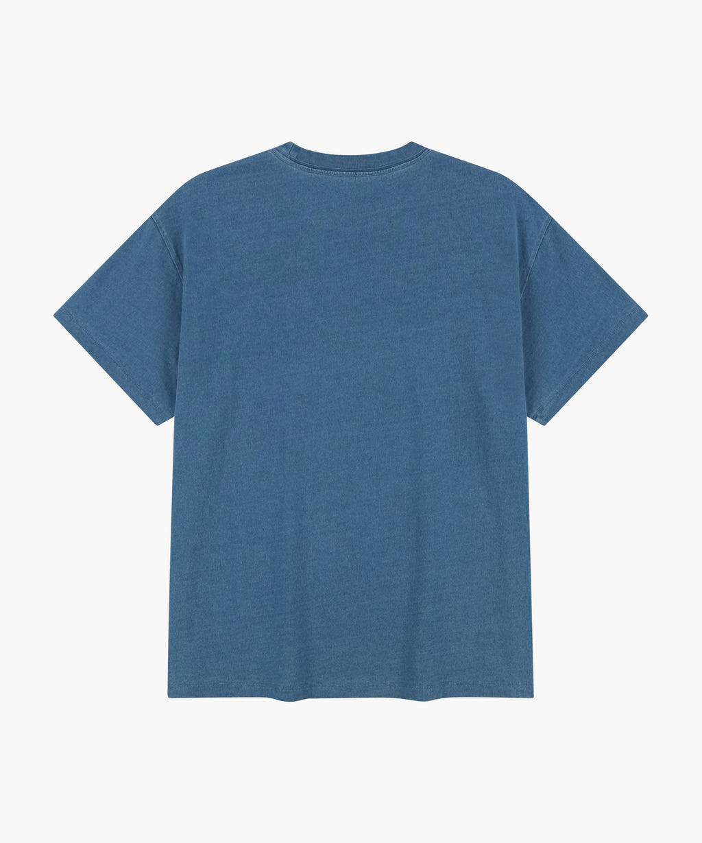 Marithe & Francois Girbaud - [Pre-order – Ships 23 Jun] Doodle Classic Logo Pocket Tee (Blue) product image 7 | TRAB K-Fashion Australia