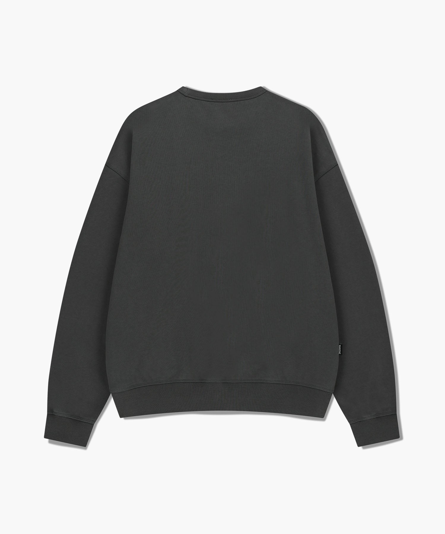Marithe & Francois Girbaud - Lettering Logo Over Fit Sweatshirt (Charcoal) product image 7 | TRAB K-Fashion Australia