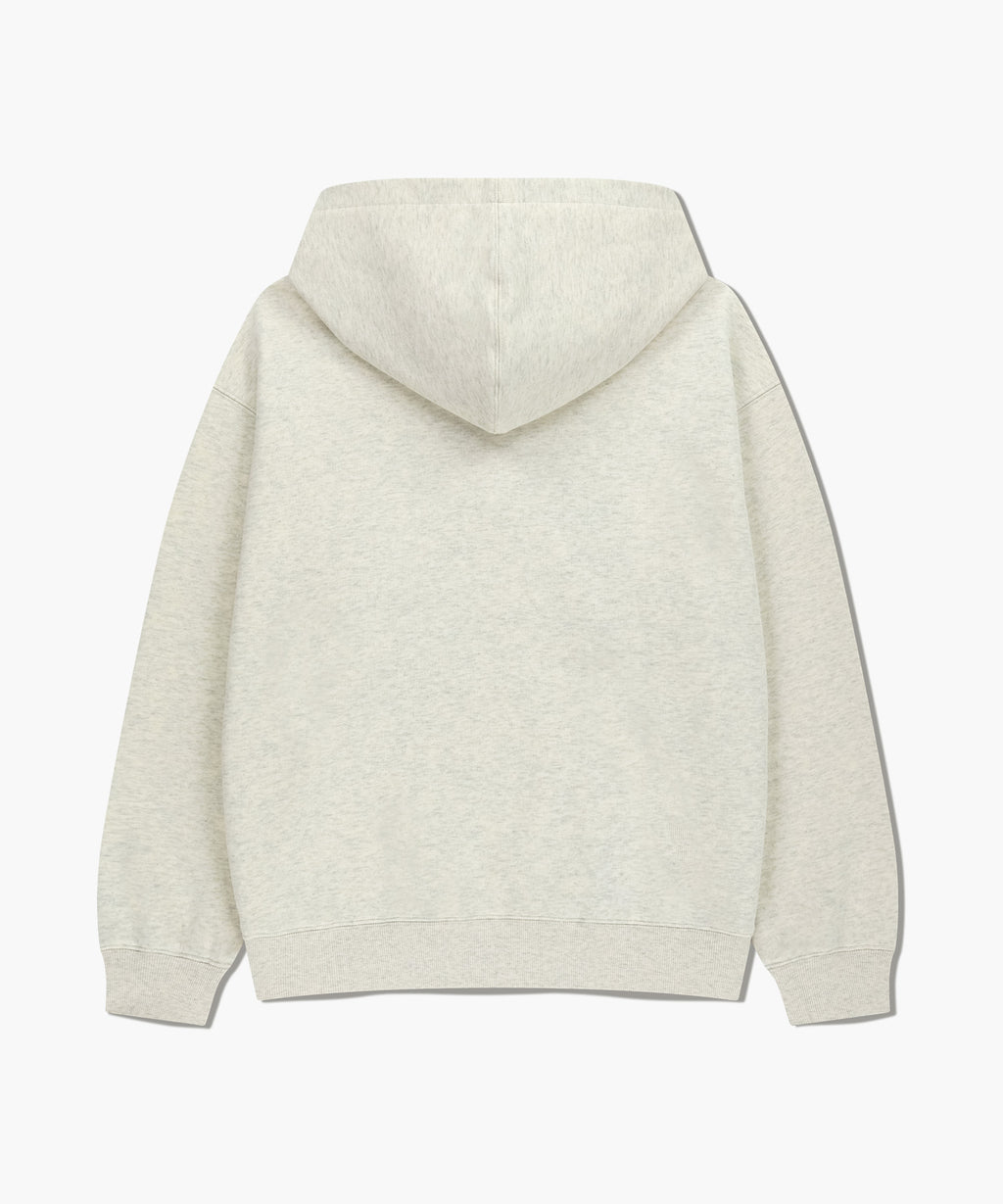 Marithe & Francois Girbaud - Crest Crack Logo Oversized Hoodie (Oatmeal) product image 7 | TRAB K-Fashion Australia