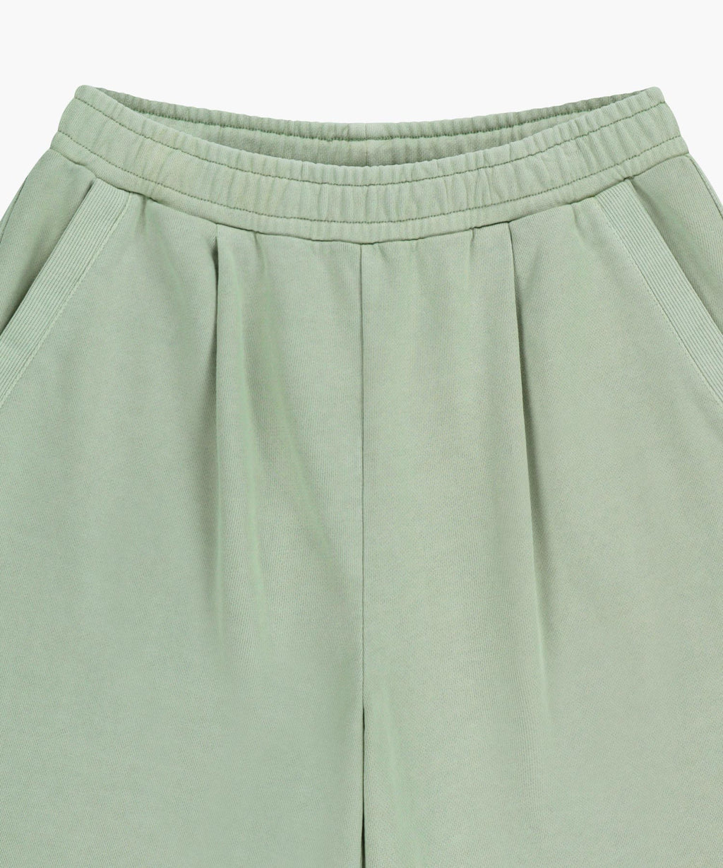 Marithe & Francois Girbaud - Outline Classic Logo Dyeing Bermuda Sweat Shorts (Mint) product image 7 | TRAB K-Fashion Australia