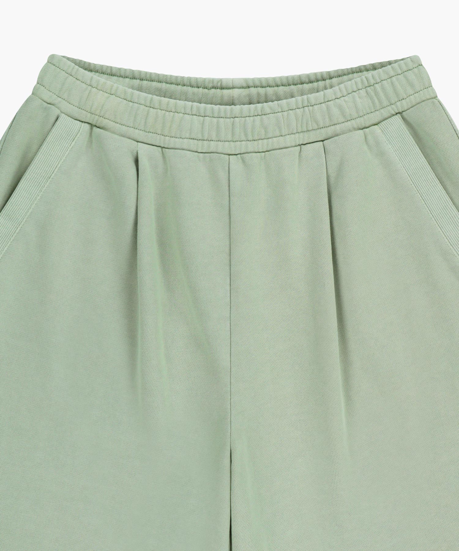 Marithe & Francois Girbaud - Outline Classic Logo Dyeing Bermuda Sweat Shorts (Mint) product image 7 | TRAB K-Fashion Australia