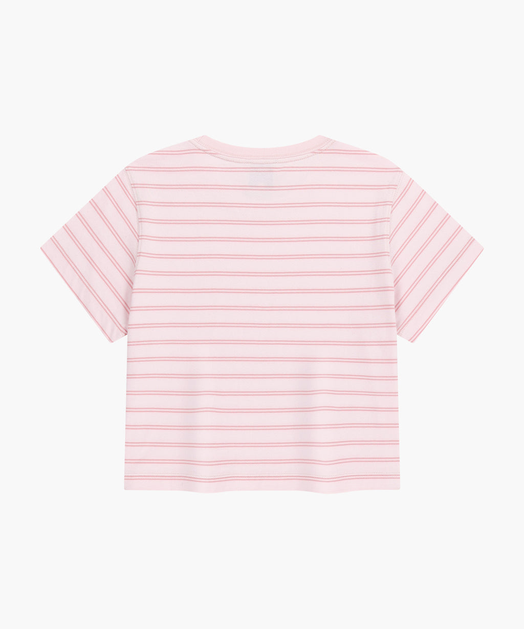 Marithe & Francois Girbaud - Classic Logo Crop Tee (Pink) product image 7 | TRAB K-Fashion Australia