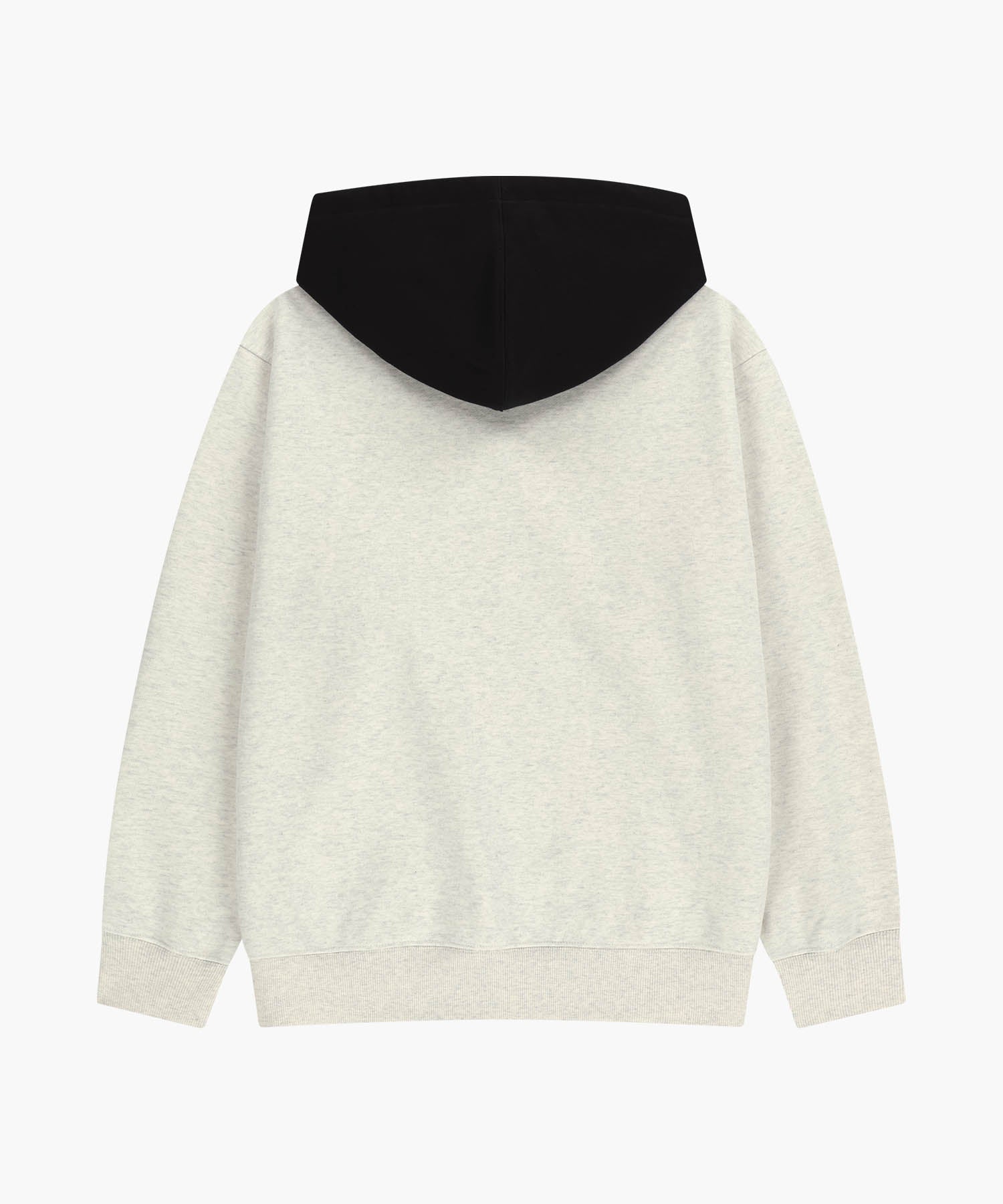 Marithe & Francois Girbaud - Shadow Classic Logo Color Block Hoodie (Oatmeal) product image 7 | TRAB K-Fashion Australia
