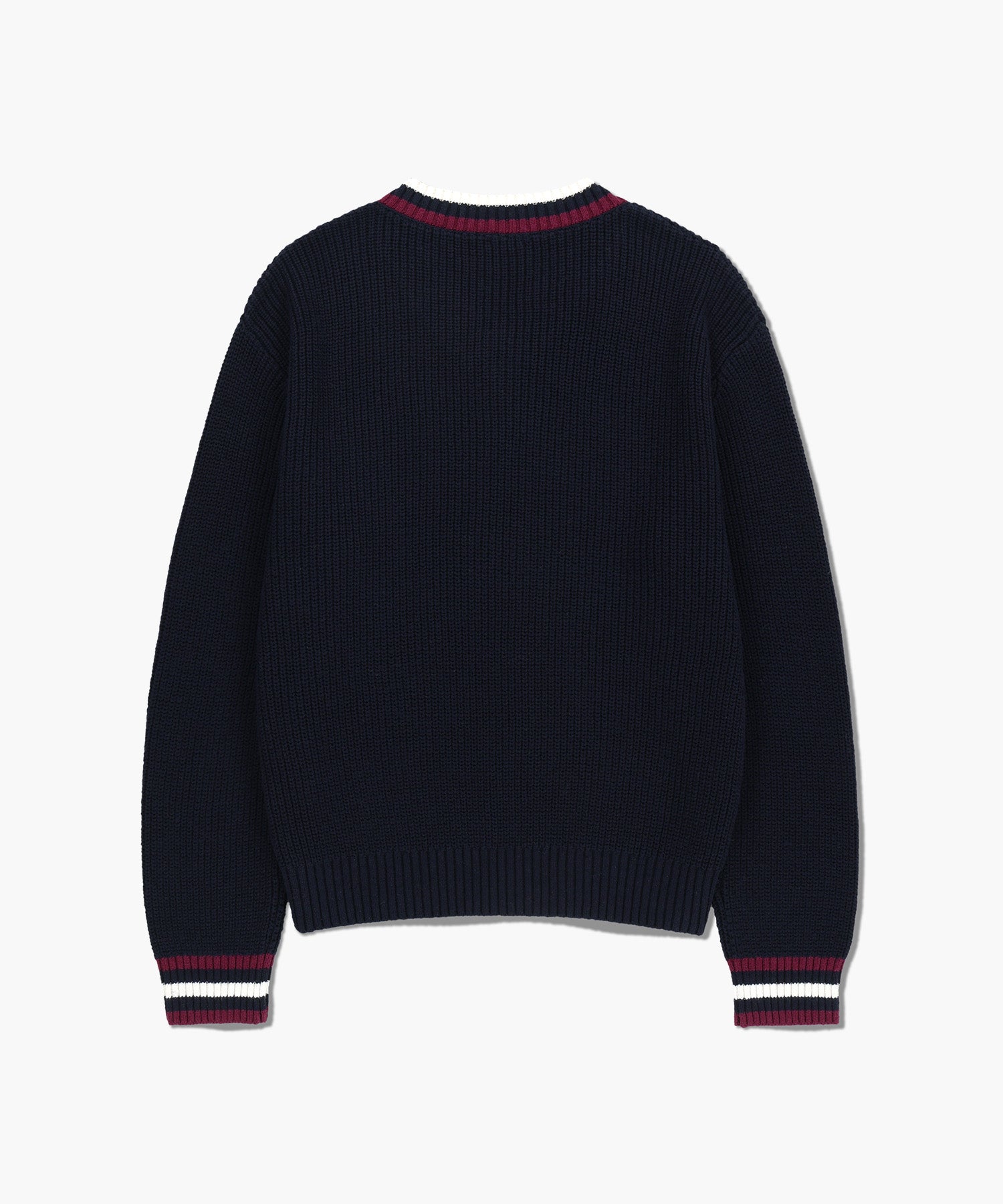 Marithe & Francois Girbaud - V Neck Knit Pullover (Navy) product image 7 | TRAB K-Fashion Australia