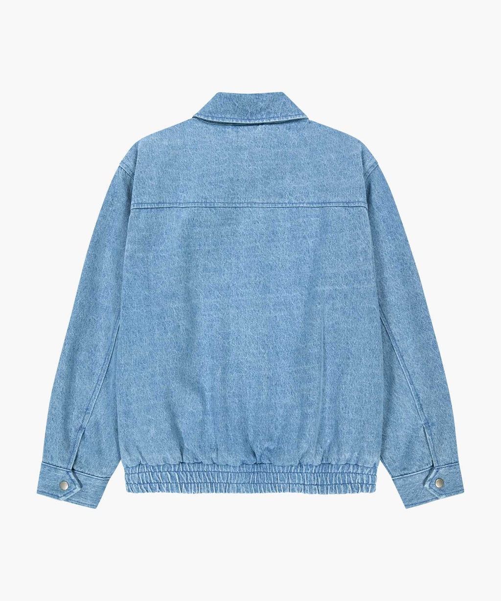 Marithe & Francois Girbaud - Denim Harrington Jacket (Blue) product image 7 | TRAB K-Fashion Australia