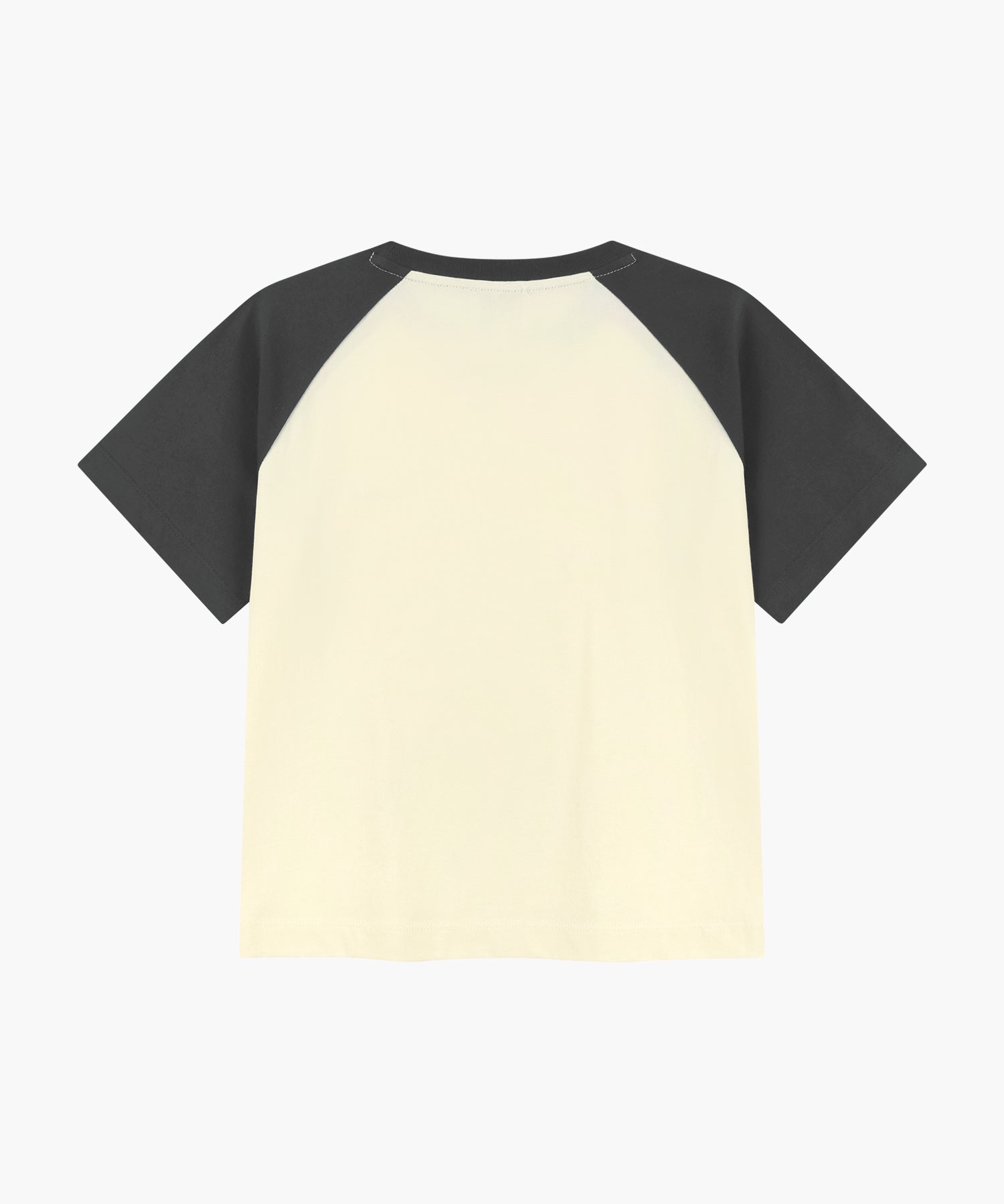 Marithe & Francois Girbaud - Small Regular Logo Raglan Crop Tee (Charcoal) product image 7 | TRAB K-Fashion Australia