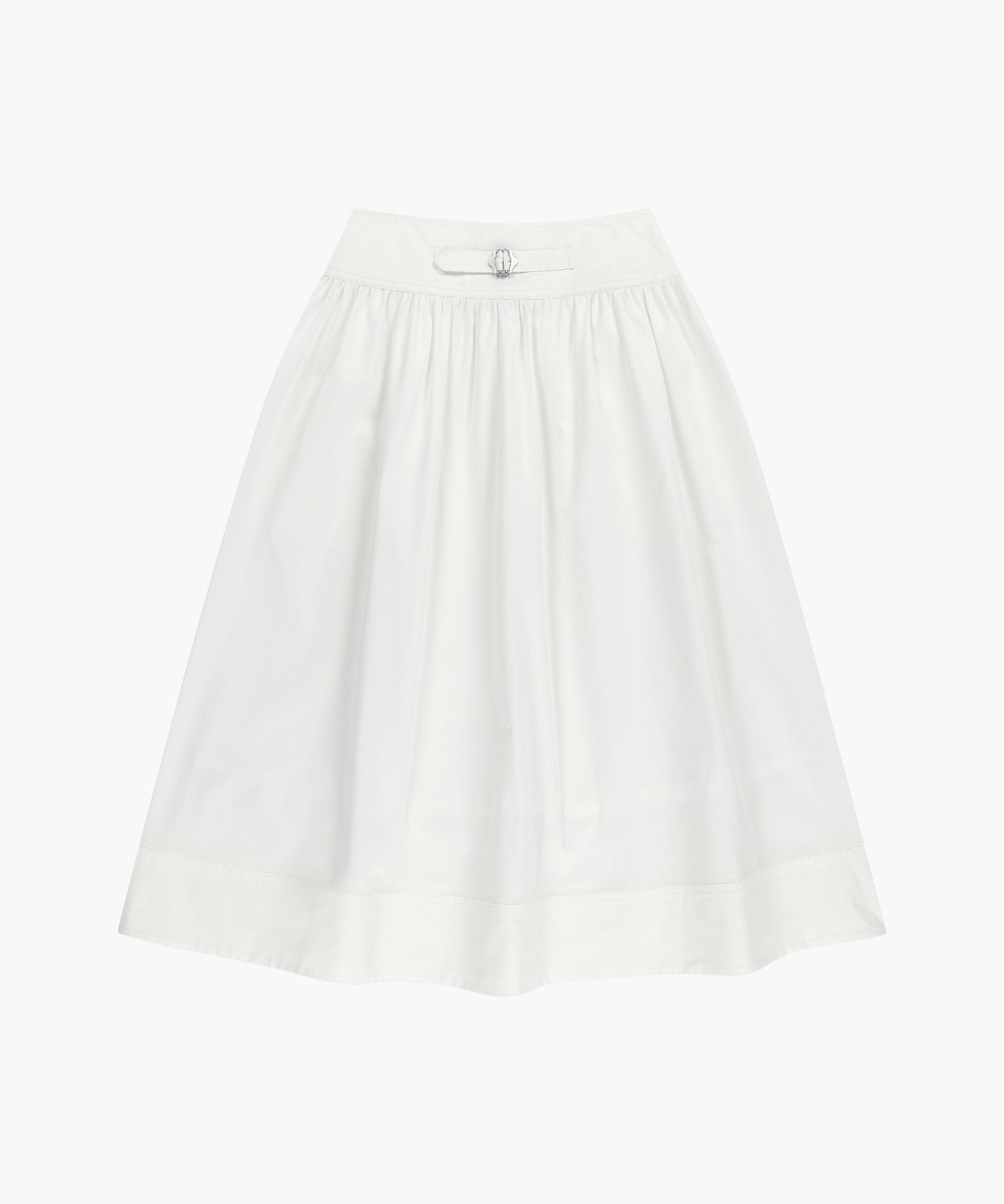 Marithe & Francois Girbaud - Cotton Waist Wrinkle Skirt (White) product image 7 | TRAB K-Fashion Australia