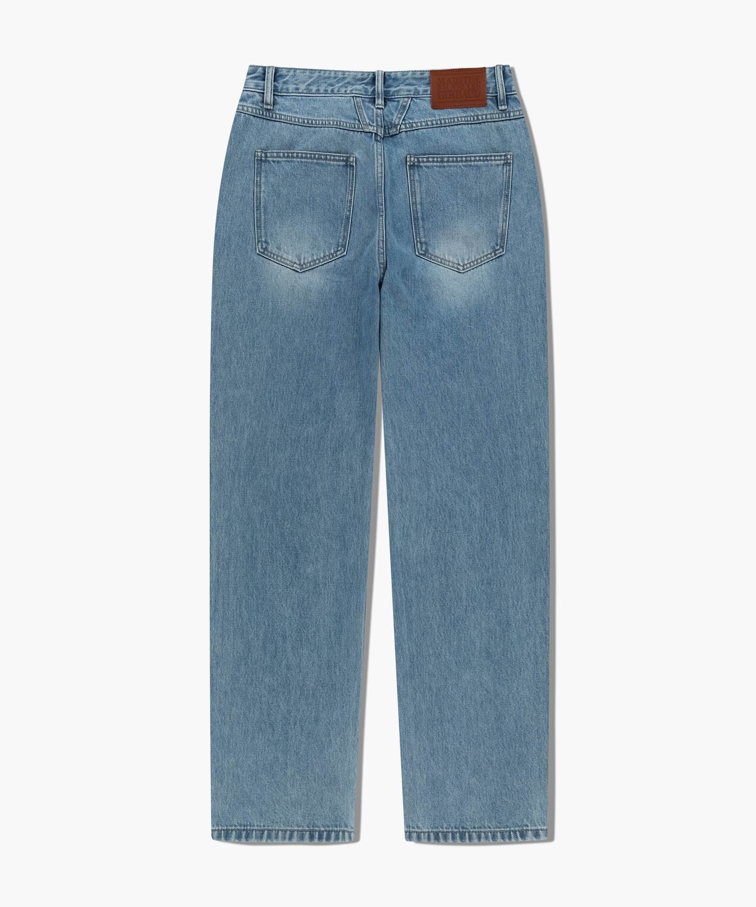 Marithe & Francois Girbaud - Slim Straight Denim Pants (Light Blue) product image 7 | TRAB K-Fashion Australia