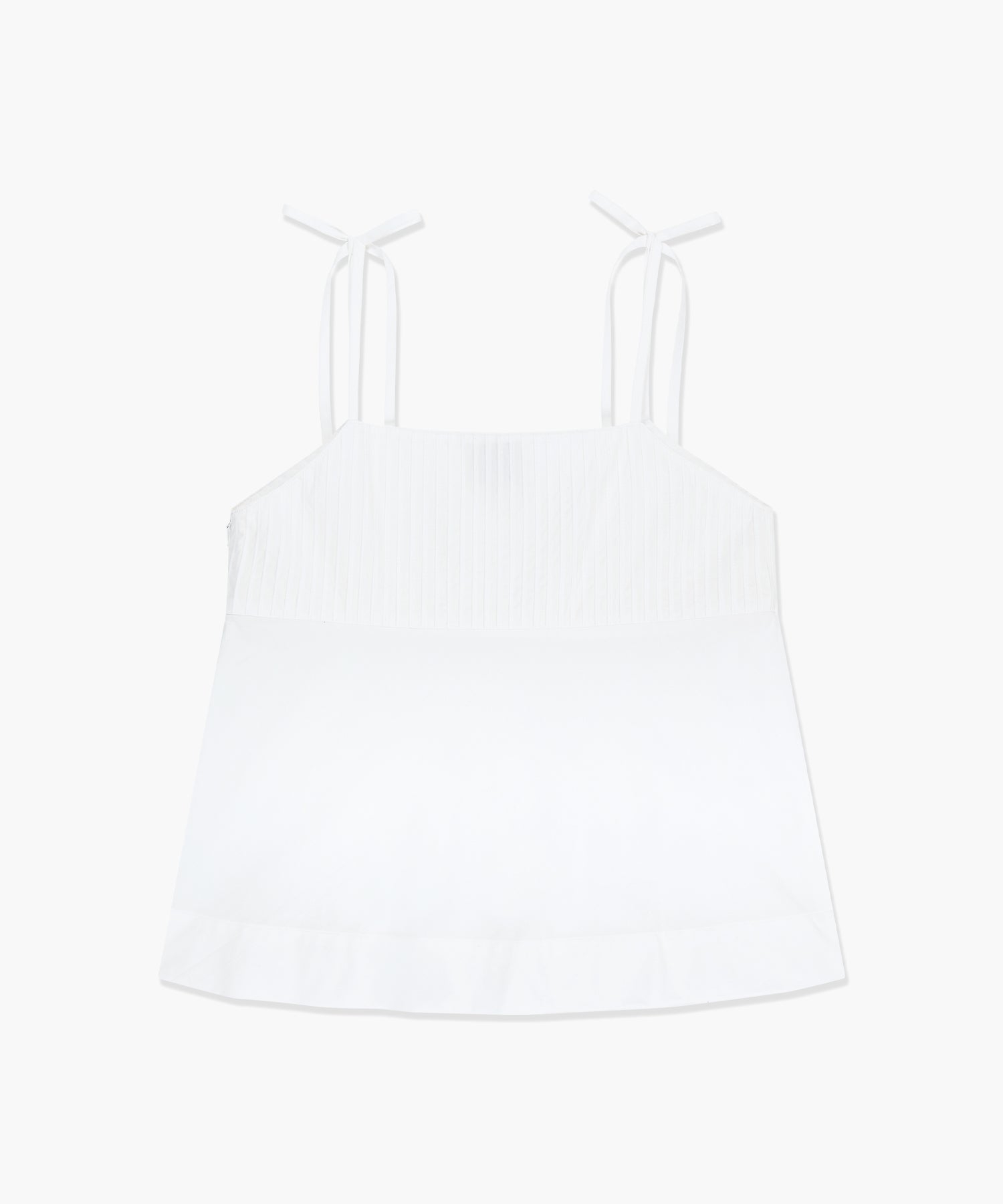 Marithe & Francois Girbaud - Pintuck Camisole Blouse (White) product image 7 | TRAB K-Fashion Australia