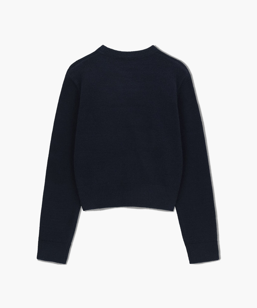 Marithe & Francois Girbaud - Marithe Sport W M+fg Logo Crop Pullover (Navy) product image 7 | TRAB K-Fashion Australia