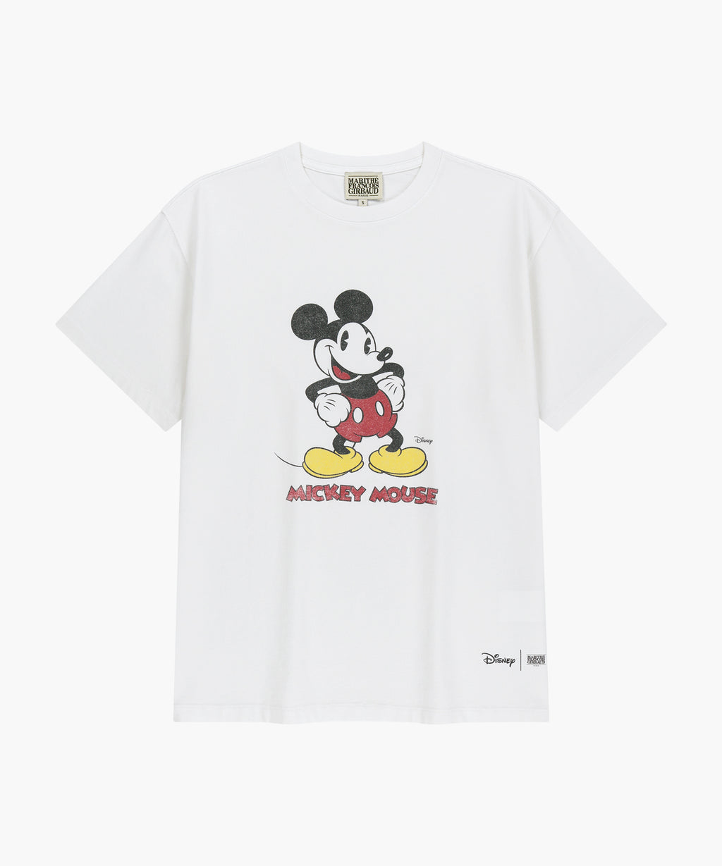 Marithe & Francois Girbaud - Mickey_vintage Washed Tee (White) product image 7 | TRAB K-Fashion Australia