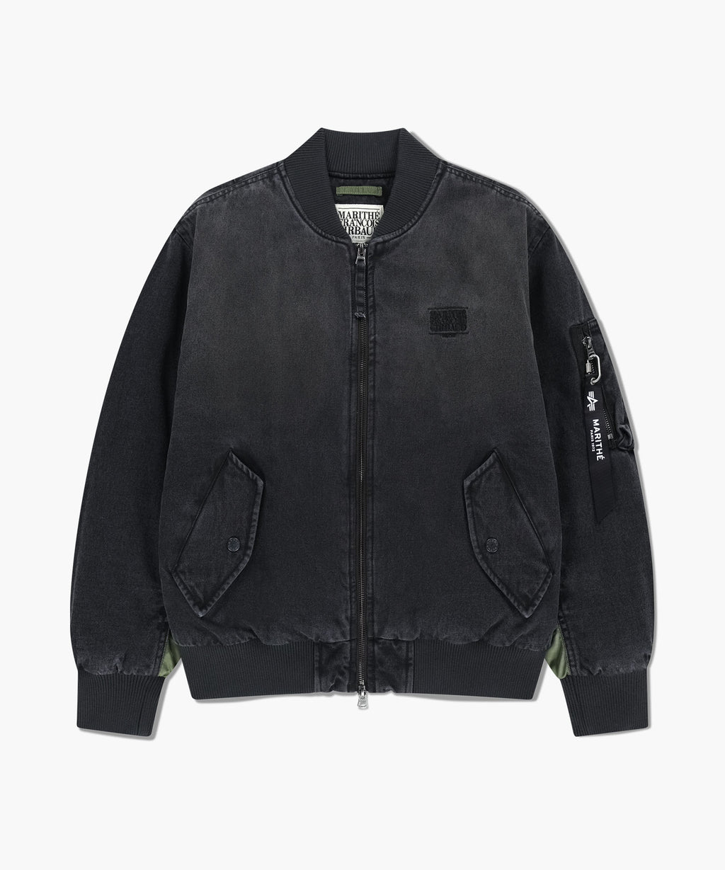 Marithe & Francois Girbaud - Marithe X Alpha Industries Ma-1 Jumper (Black) product image 7 | TRAB K-Fashion Australia