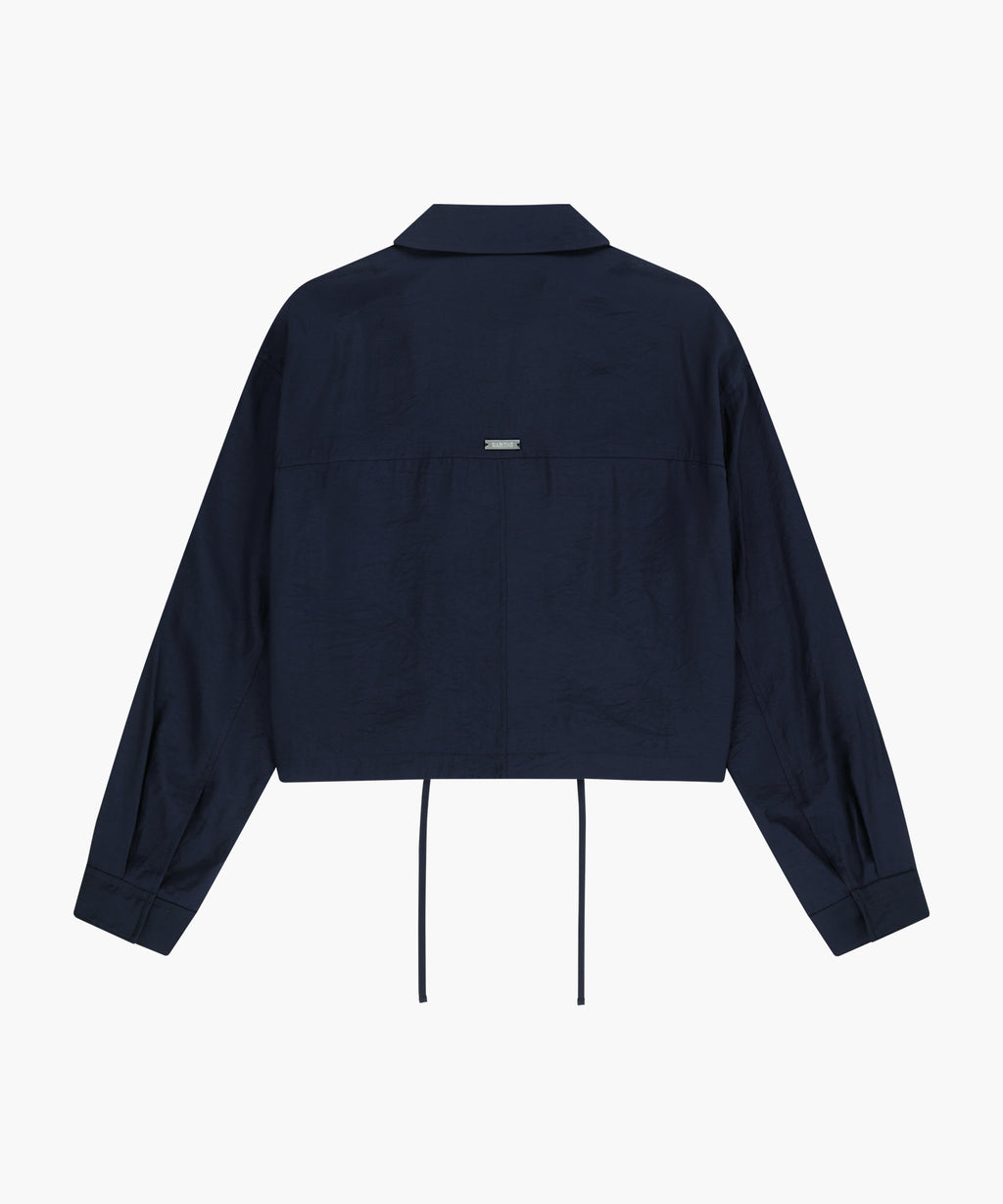 Marithe & Francois Girbaud - Crop Sheer Jacket (Navy) product image 7 | TRAB K-Fashion Australia