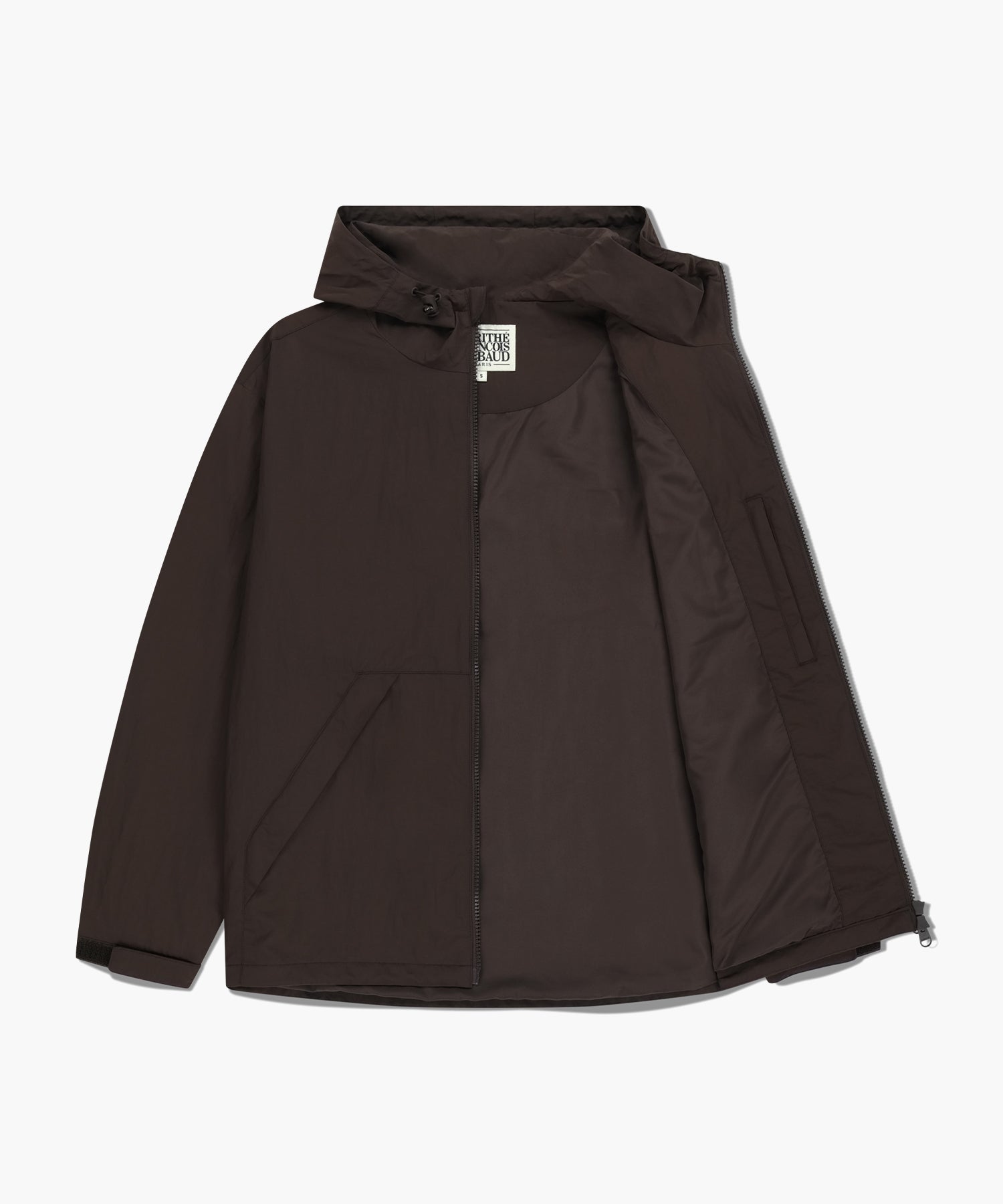 Marithe & Francois Girbaud - Classic Logo Over Fit Hooded Windbreaker (Brown) product image 7 | TRAB K-Fashion Australia